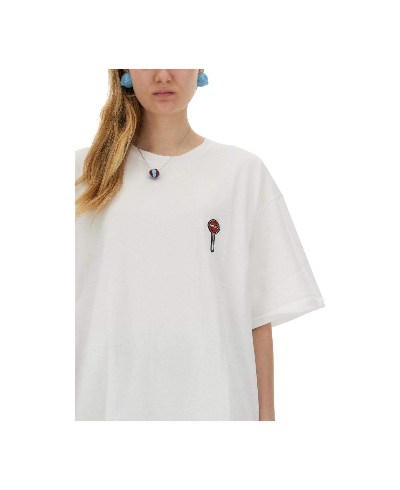 Fiorucci Lollipop Print T-shirt - WHITE Tシャツ