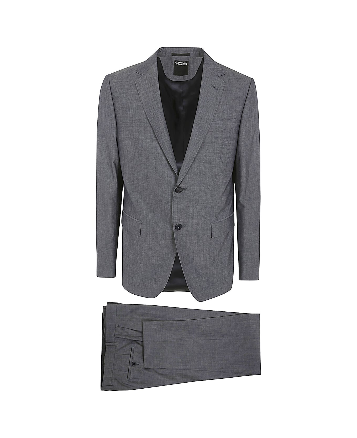 Zegna Pure Wool Suit - Grey