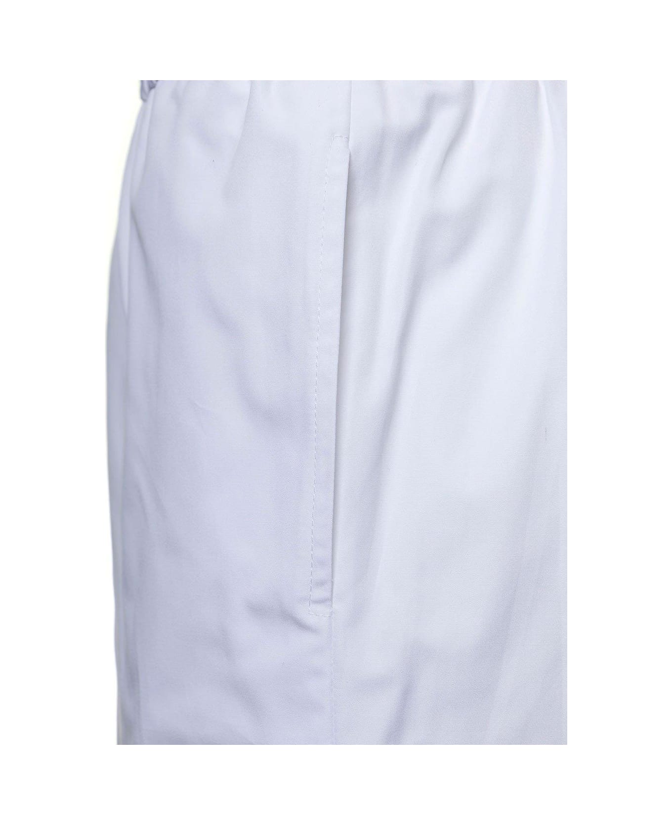 Aspesi White Trousers - BIANCO/WHITE