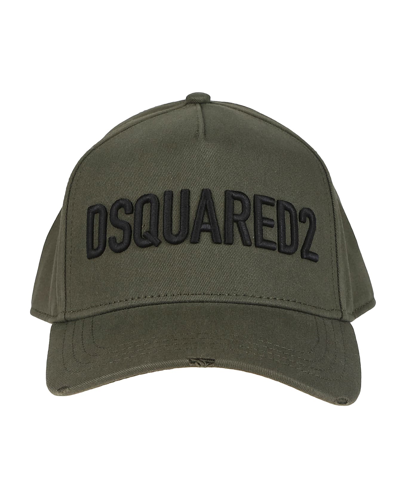 Dsquared2 Technicolor Baseball Cap - Verde Militare/nero