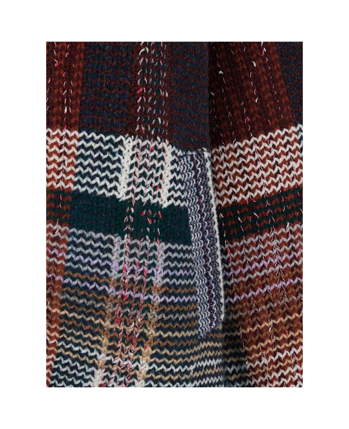 Missoni Embroidered Wool Blend Oversize Cardigan - MULTI