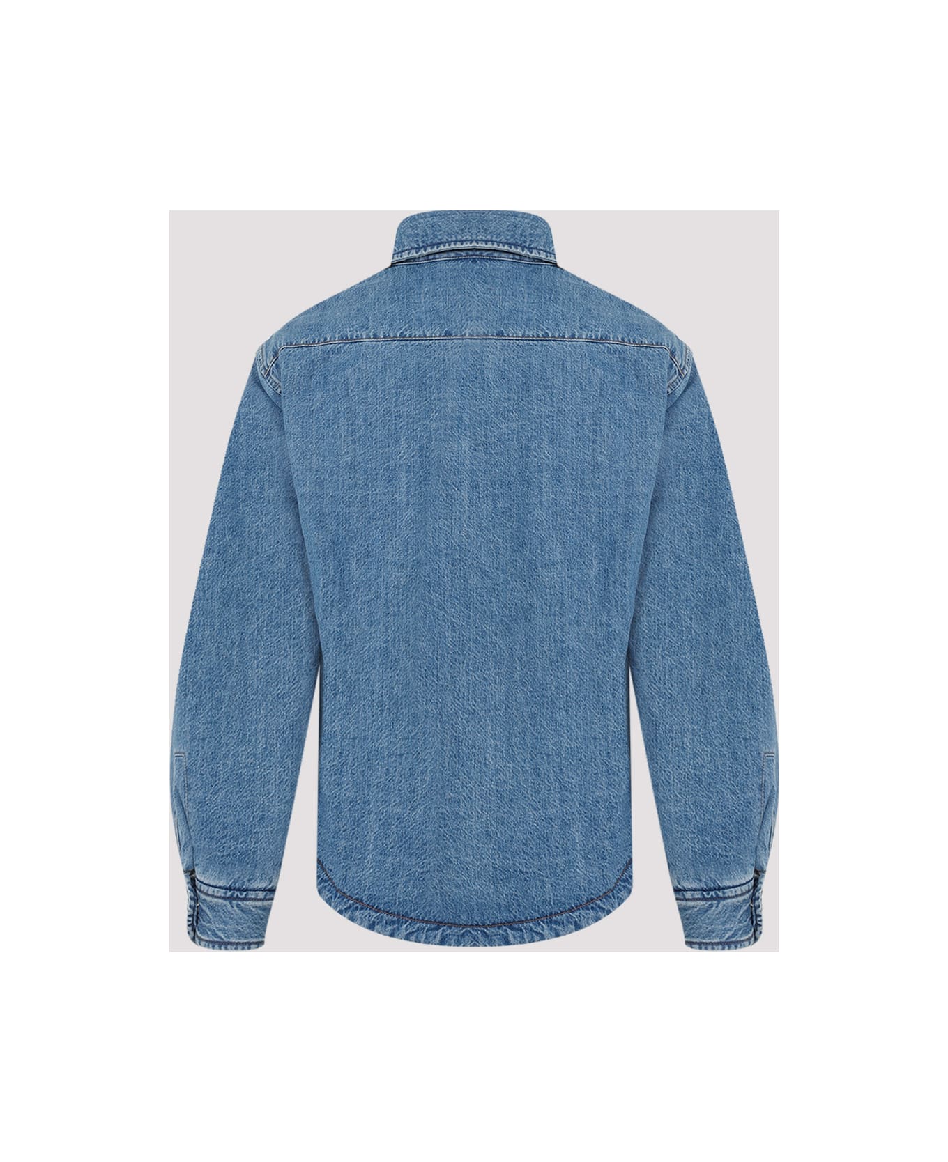 Jacquemus La Chemise Boulanger Shirt - C Blue Tabac