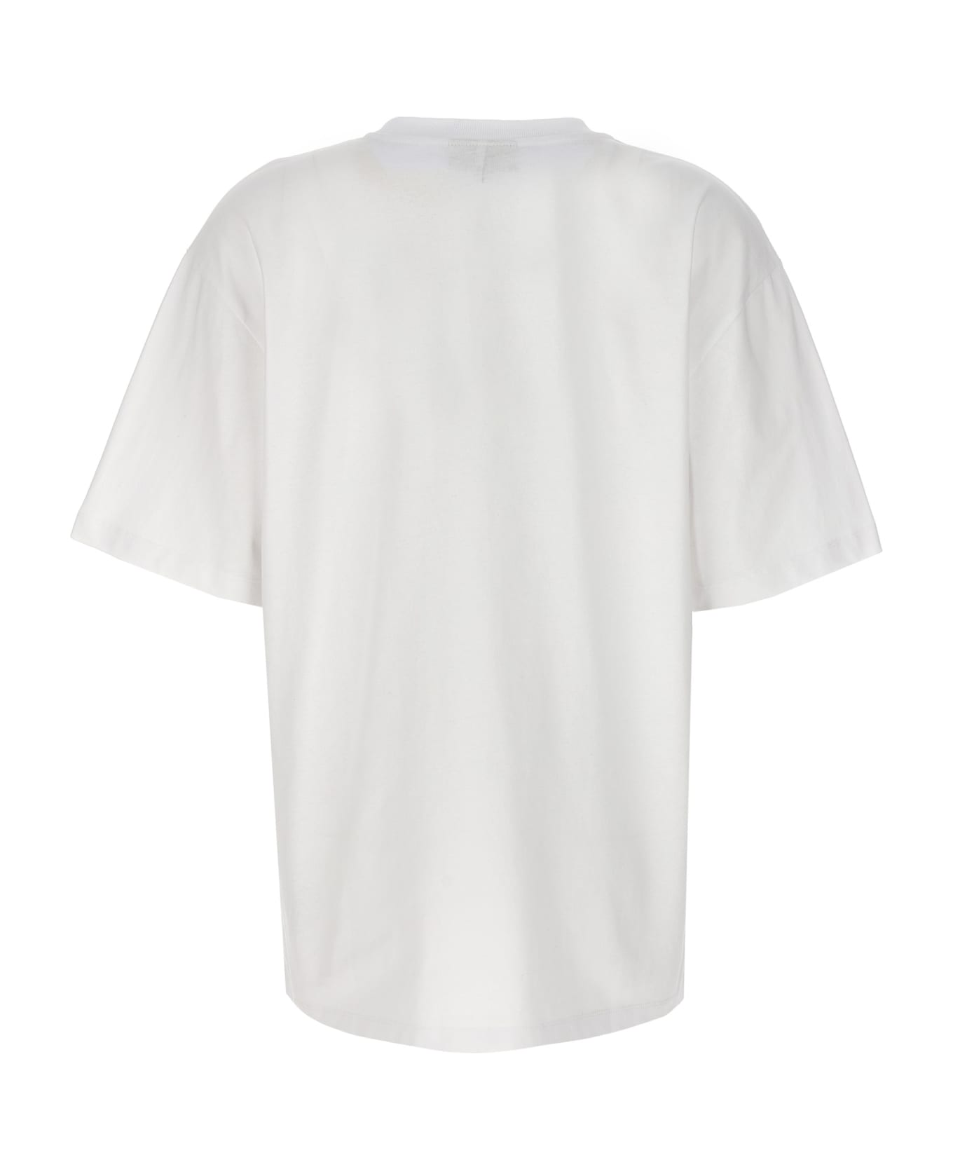 Ganni Logo Print T-shirt - White
