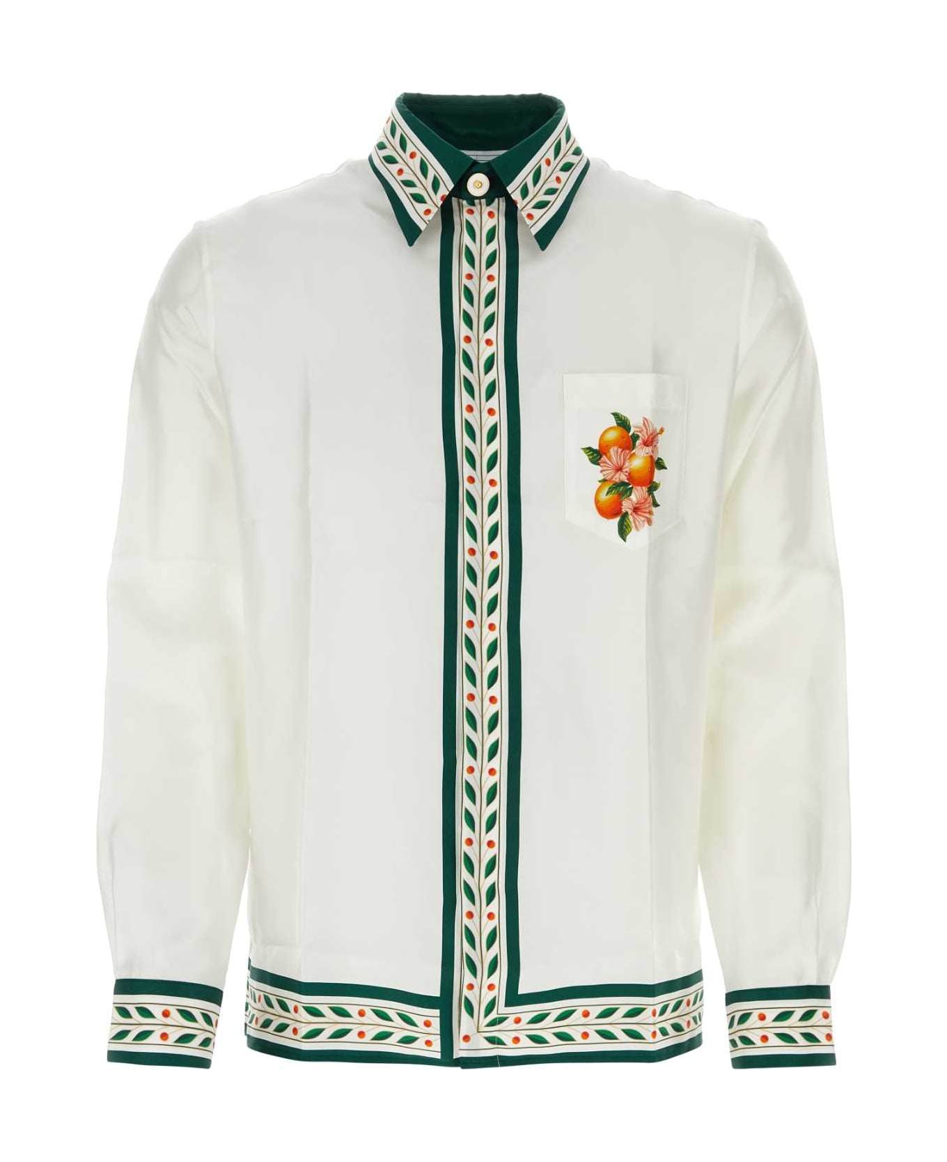 Casablanca Printed Silk Shirt - ORAENFLE