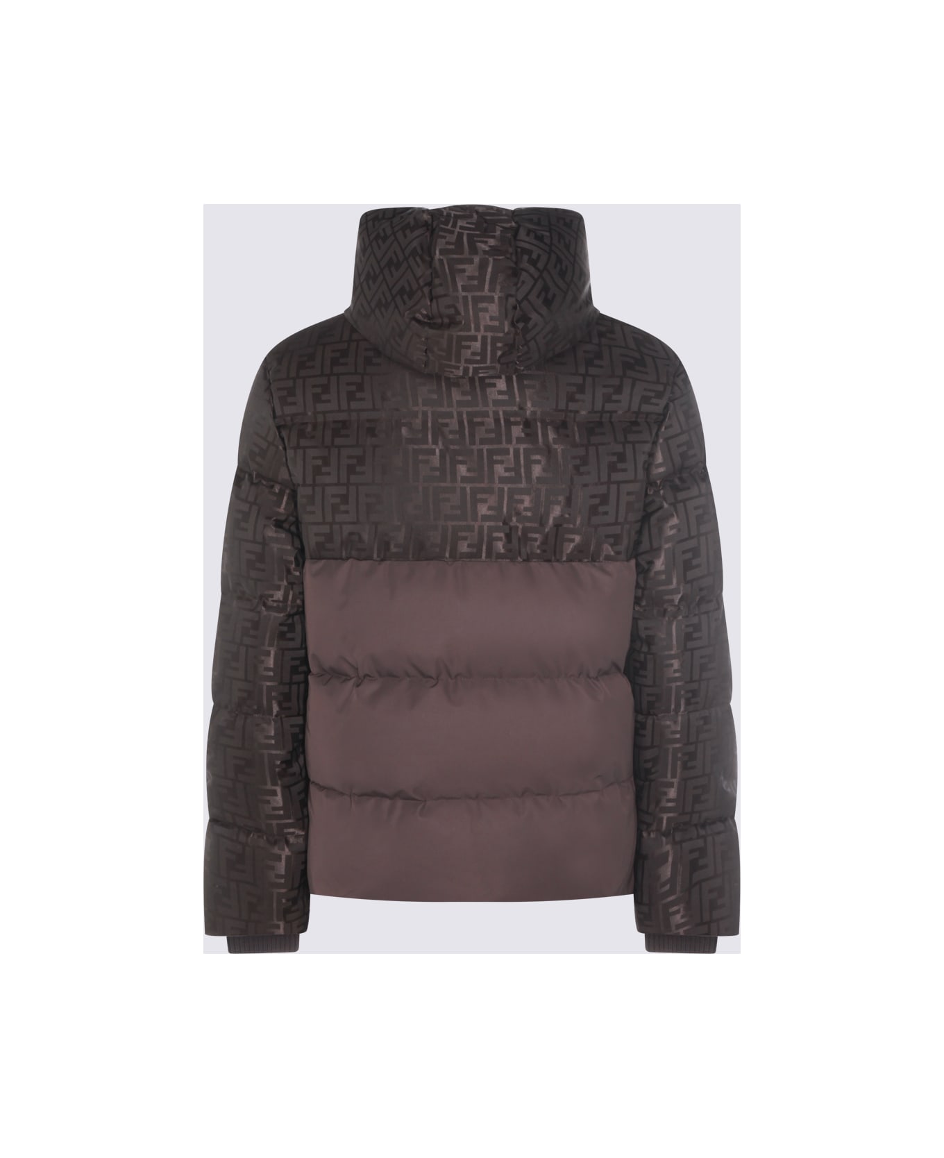 Fendi Brown Down Jacket - Brown