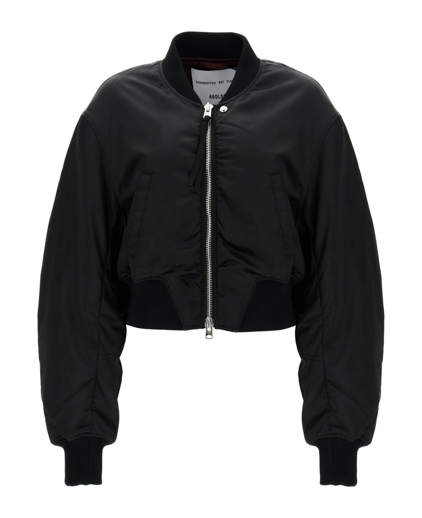 AGOLDE Short Jett Bomber - BLACK (Black)