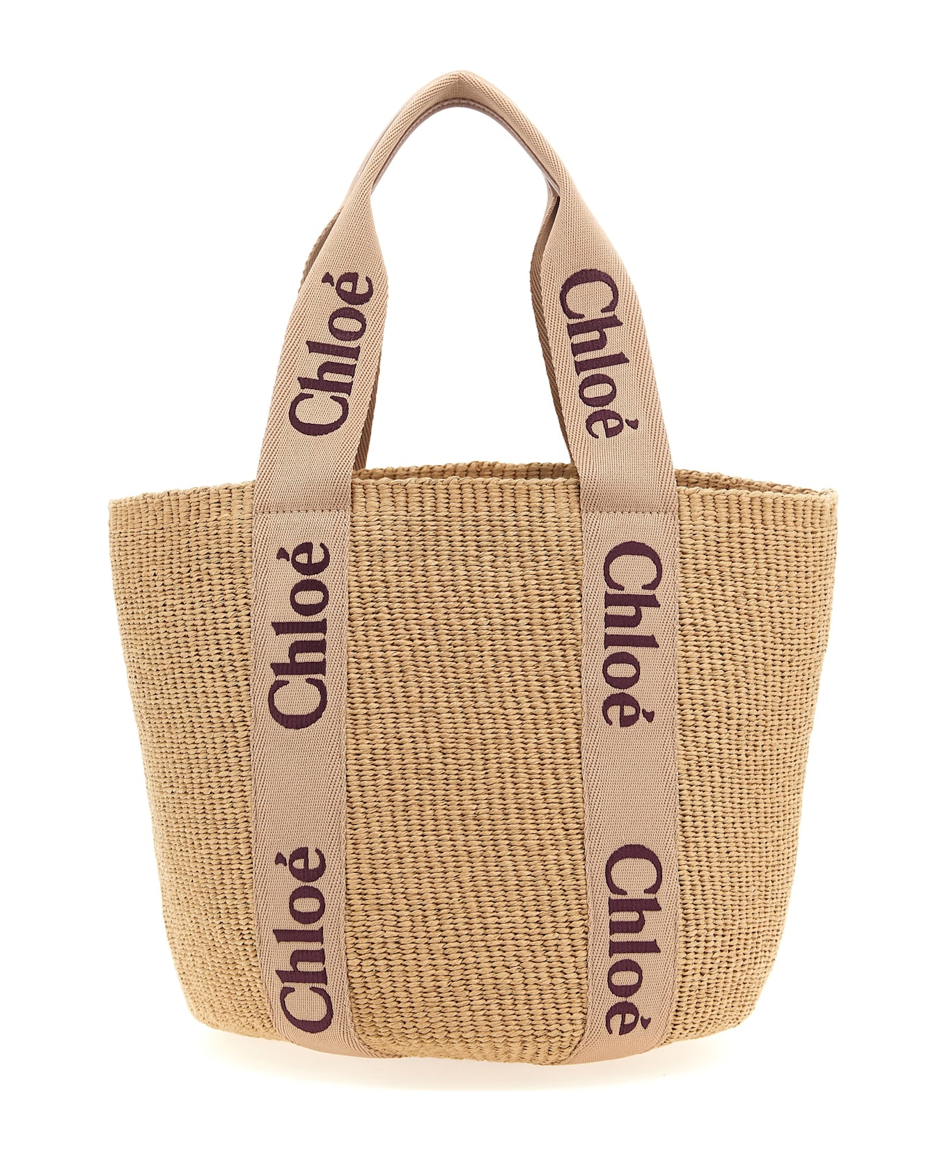 Chloé 
woody
 Large Shopping Bag - Pink