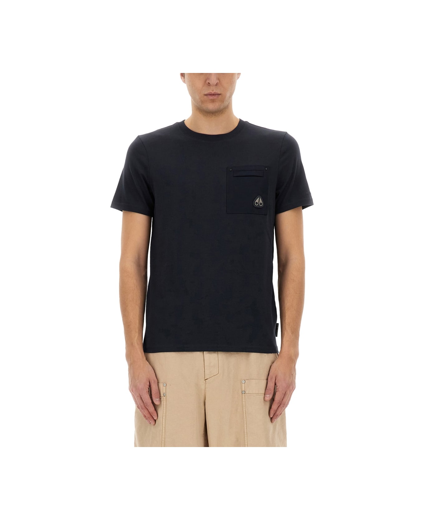 Moose Knuckles T-shirt "dalon" - BLUE