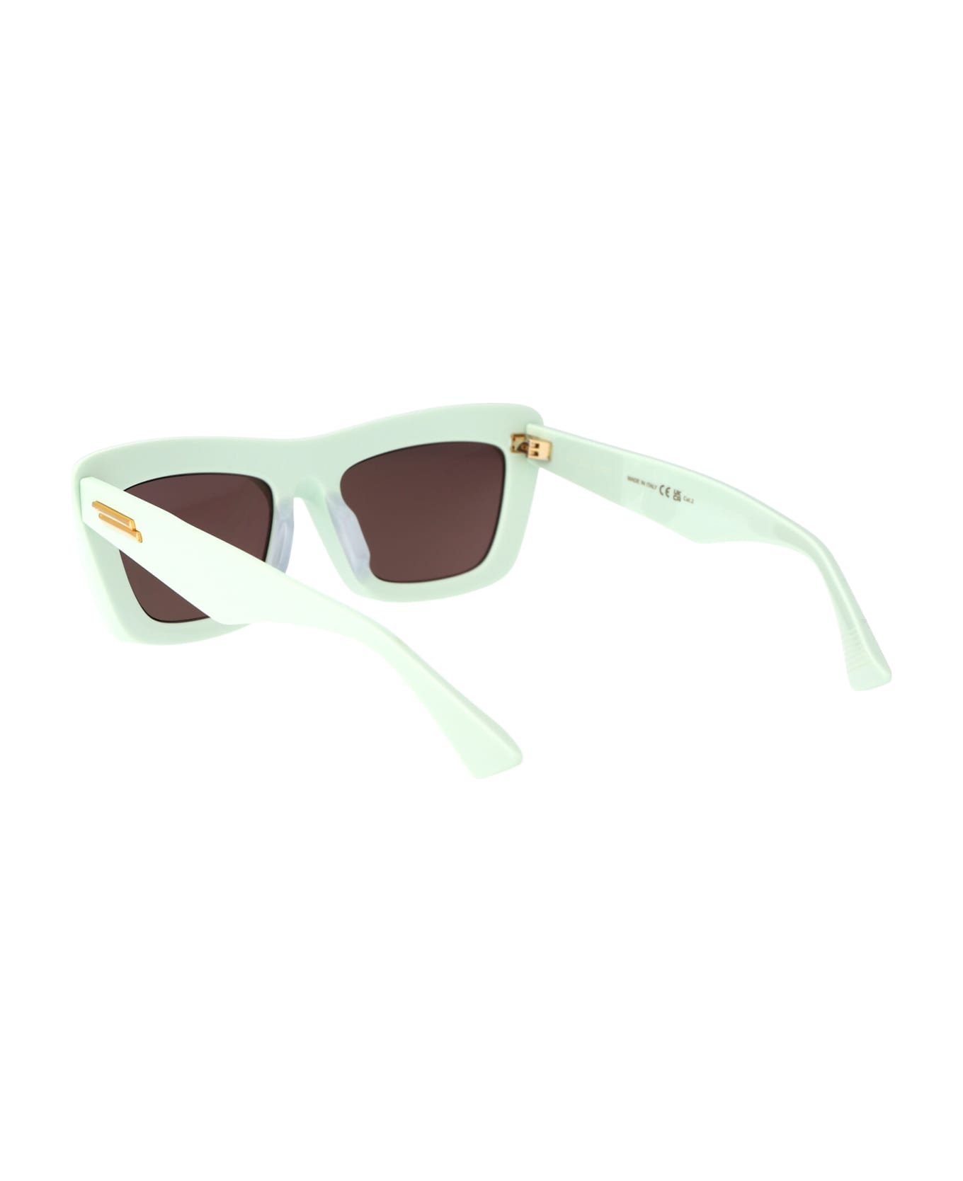 Bottega Veneta Eyewear Bv1283s Sunglasses - 004 GREEN GREEN BROWN