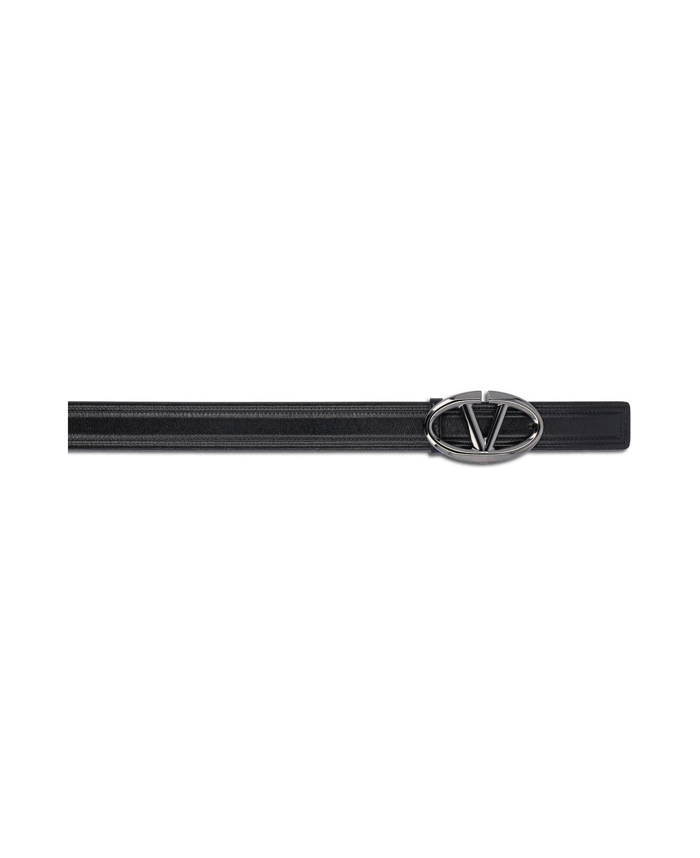 Valentino Garavani Vlogo Signature Belt - Black