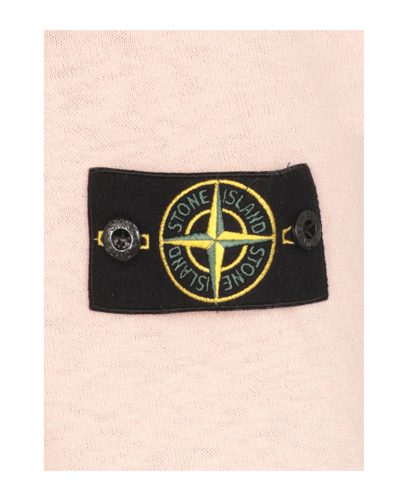 Stone Island Logoed Sweater - Rosa Antico