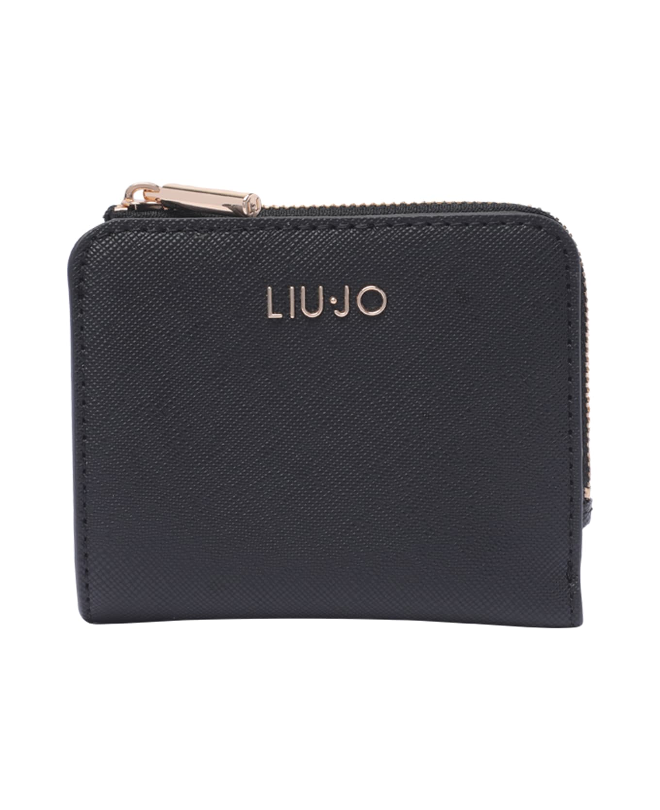 Liu-Jo Logo Credit Card Case - Black