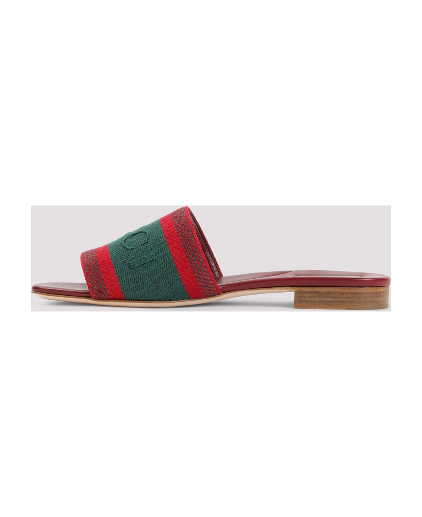 Gucci Jane Sandals - Red Green
