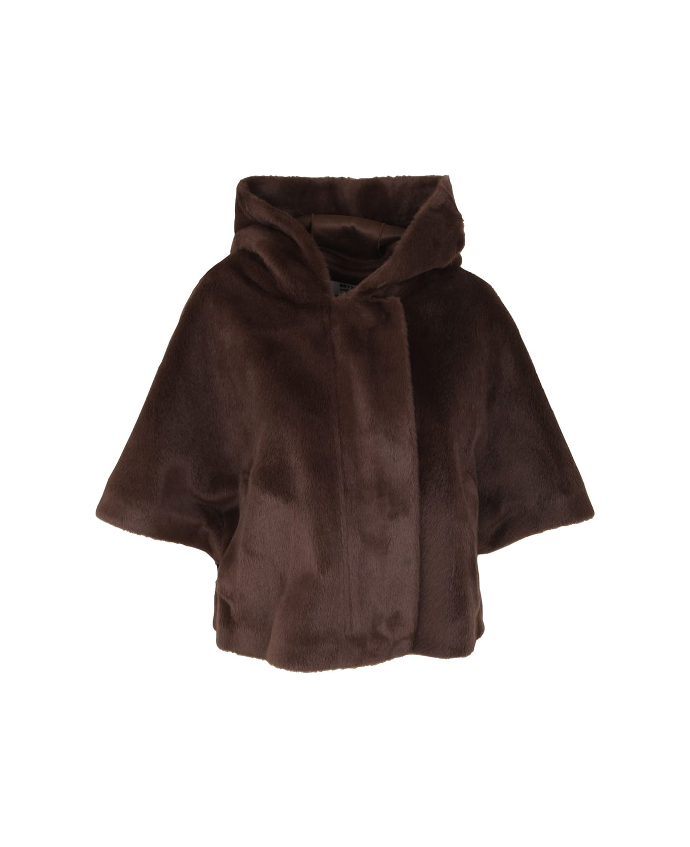 Betta Corradi Mimi Zipped Cape With Hood italist