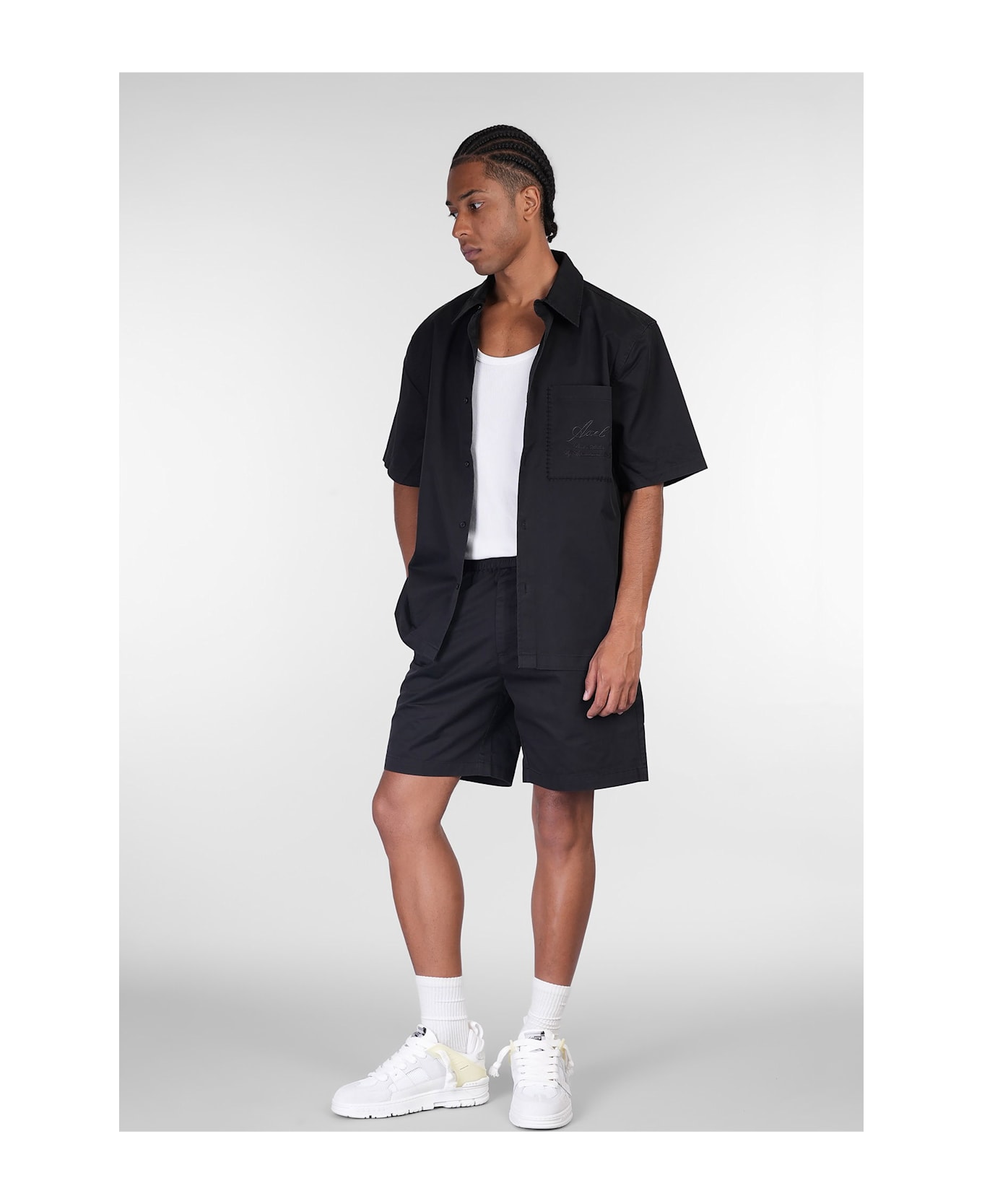 Axel Arigato Shirt In Black Cotton - black