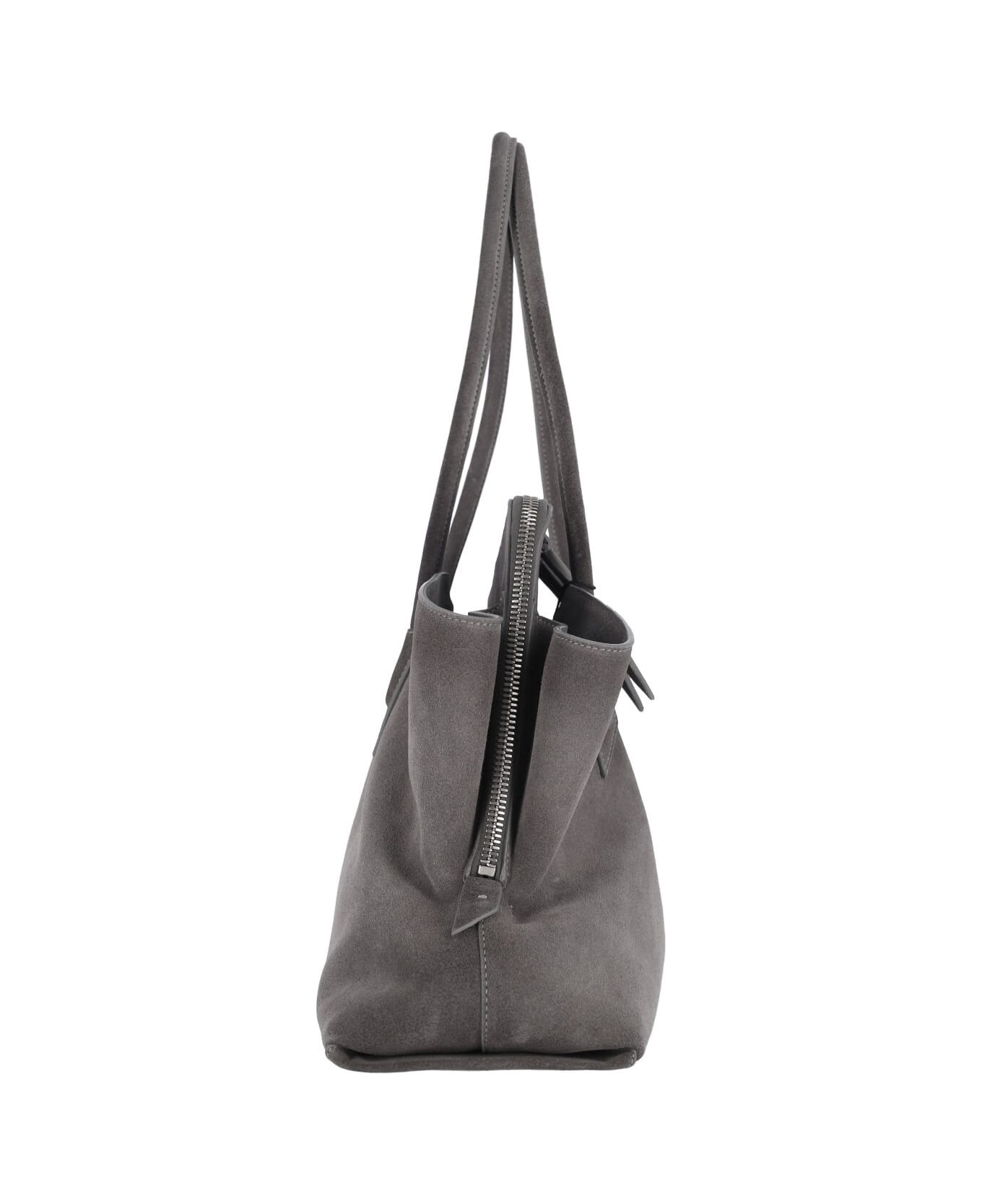 The Attico Medium Handbag "la Passeggiata" - Gray