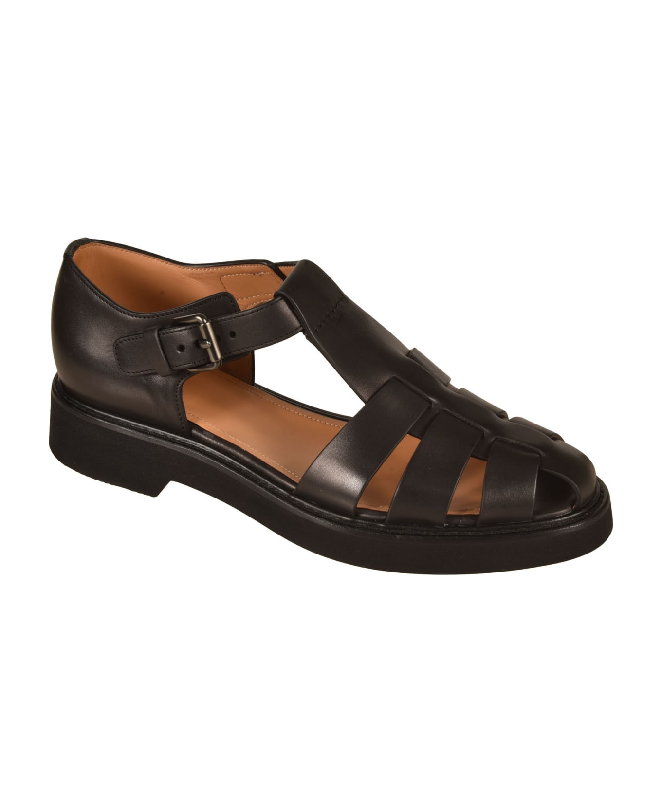 Church's Hove Leather Sandals - Black サンダル