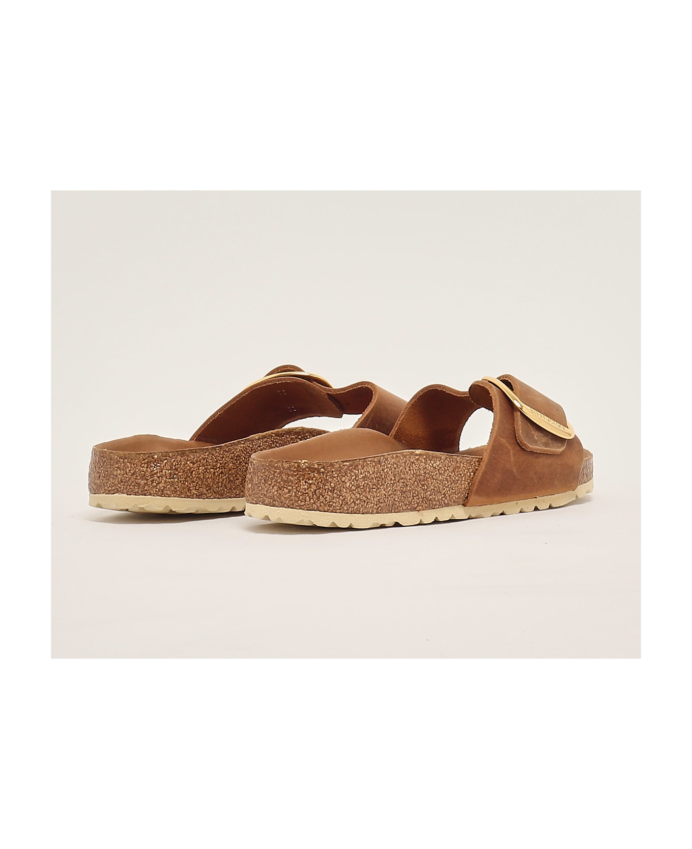 Birkenstock Madrid Big Buckle Sandal - COGNAC