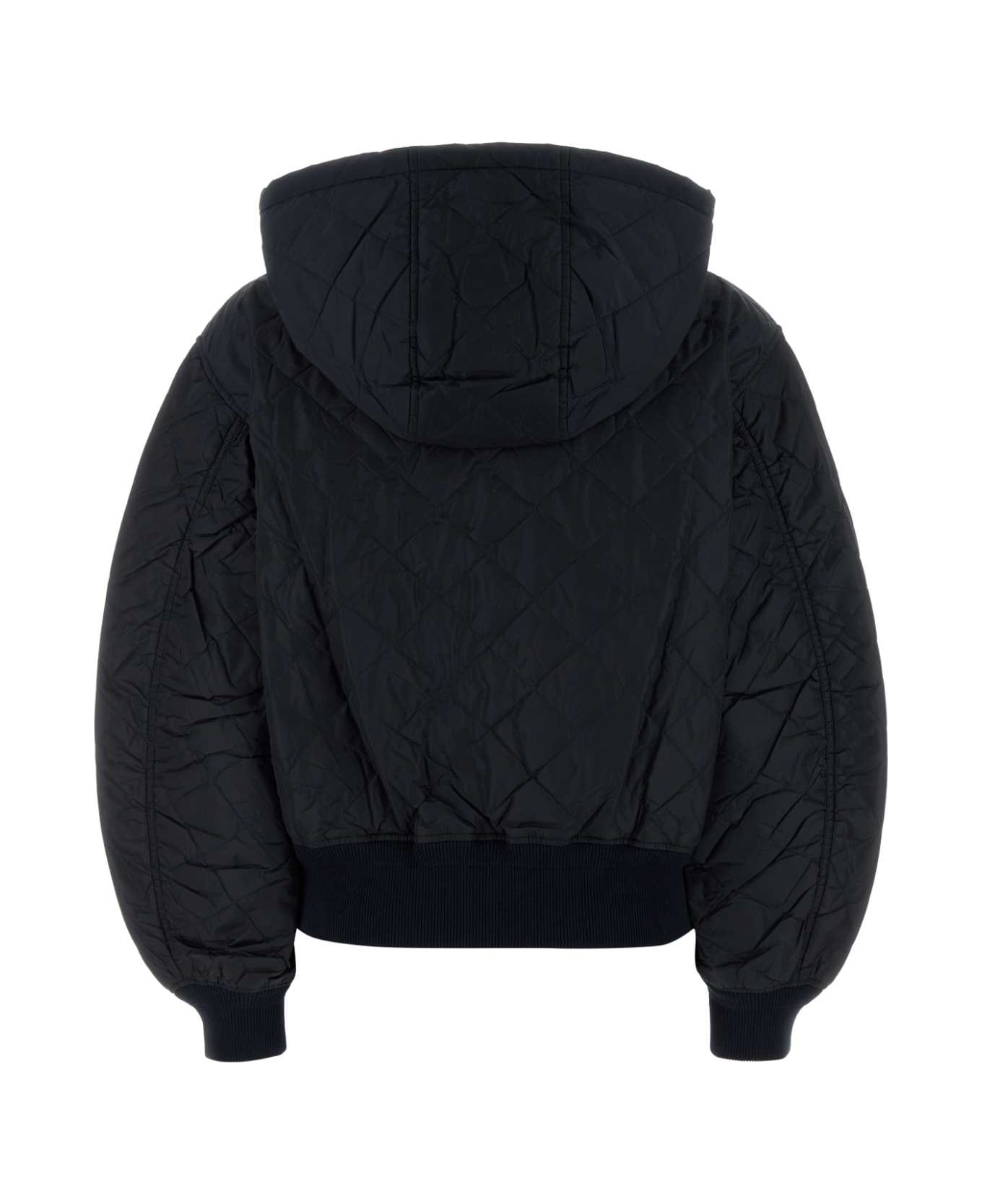 Prada Dark Blue Re-nylon Bomber Jacket - BLEU