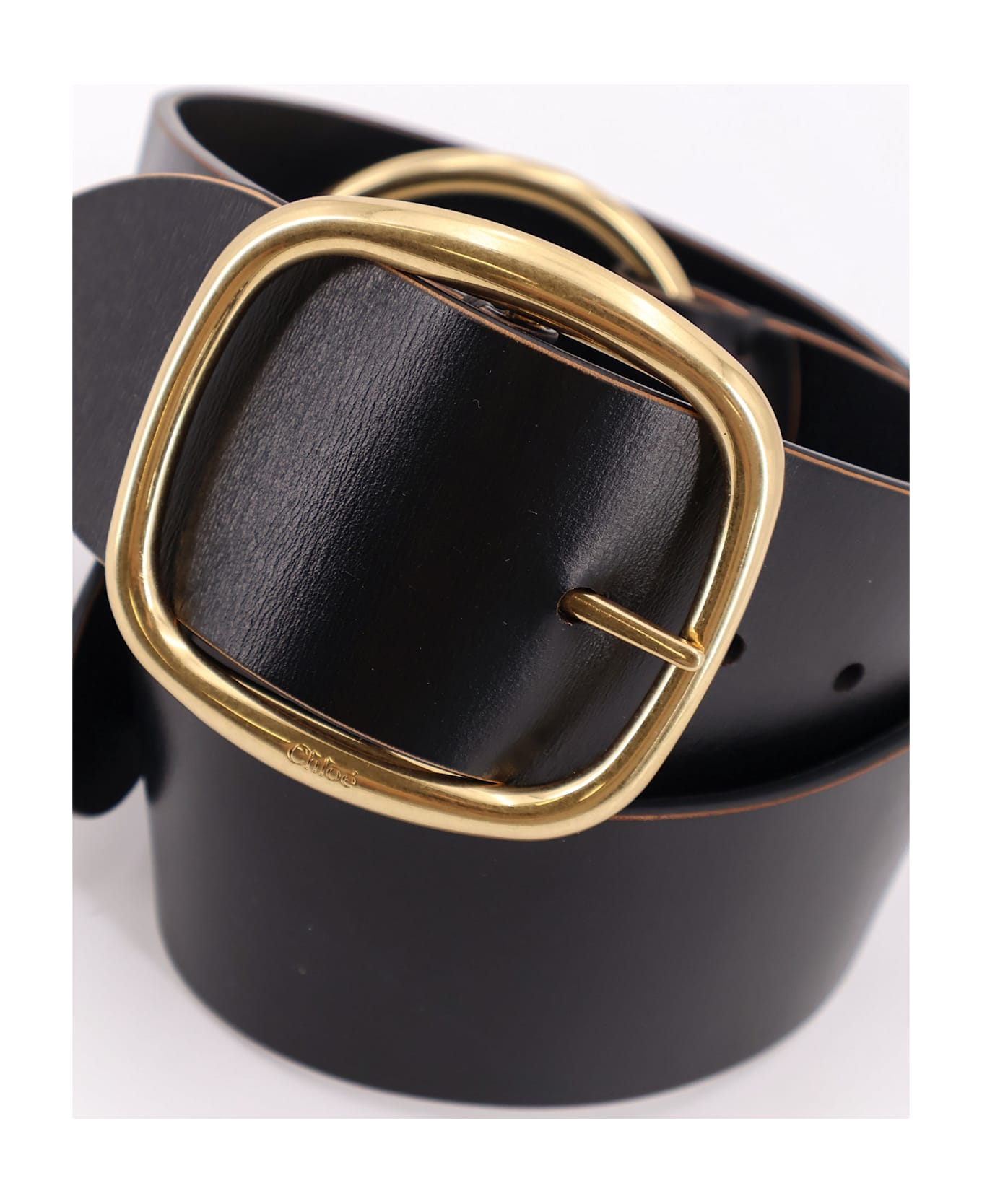 Chloé Anita Leather Belt - Black