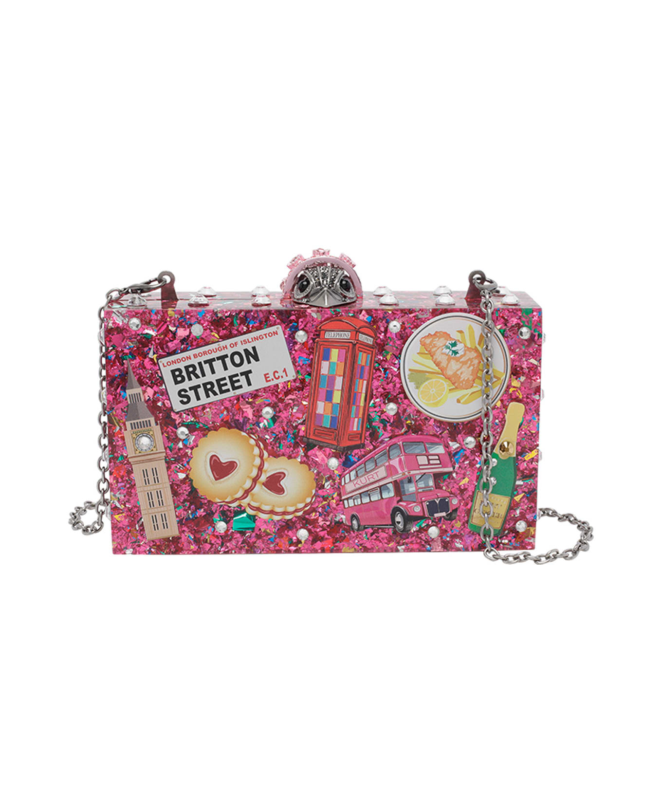 Kurt Geiger London Box Clutch - Pink