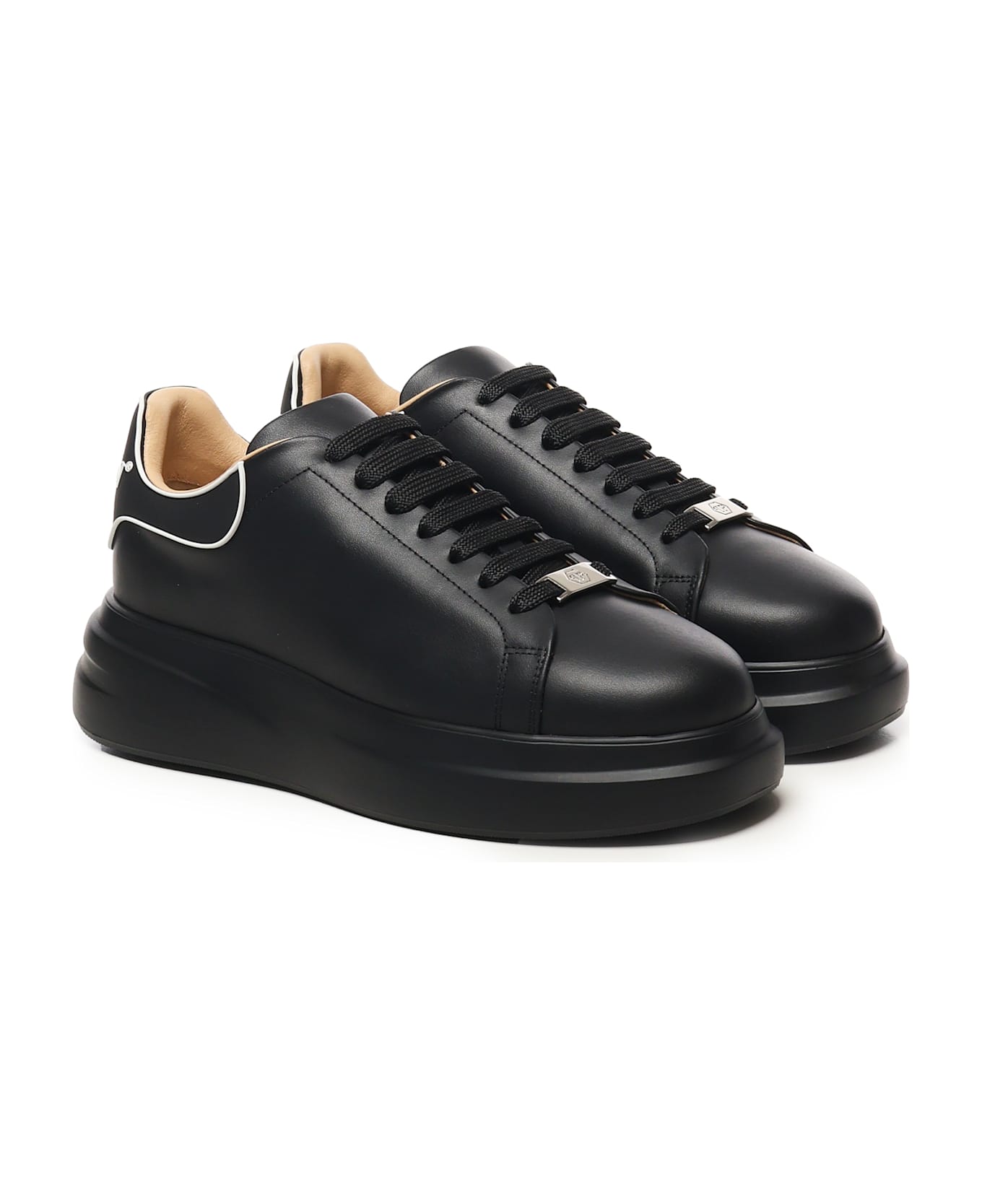 Philipp Plein Megastar Low Top Sneakers - Black