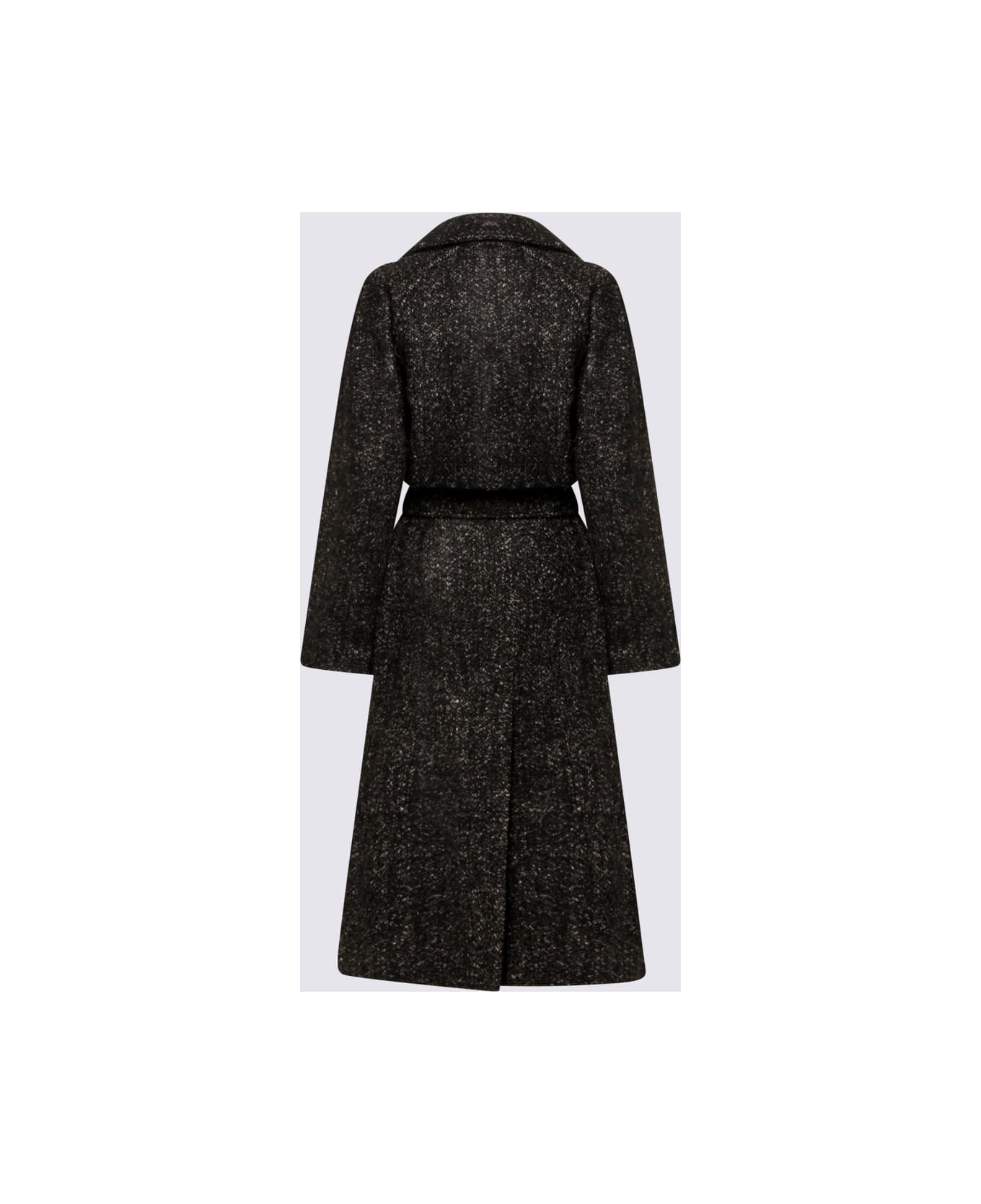 The Row Black Wool Macaria Coat - Black