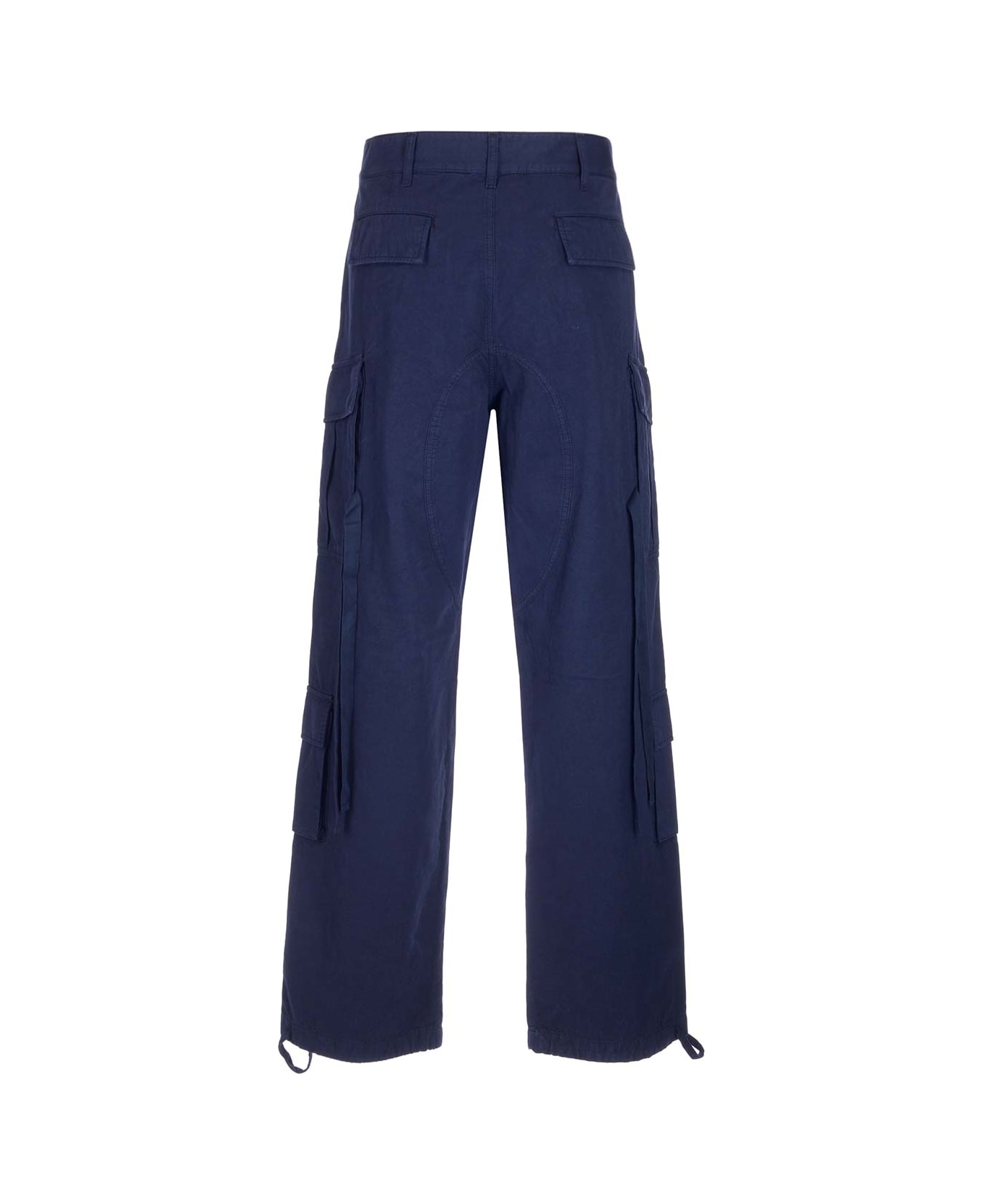 DARKPARK Flared Cargo Trousers - Blue