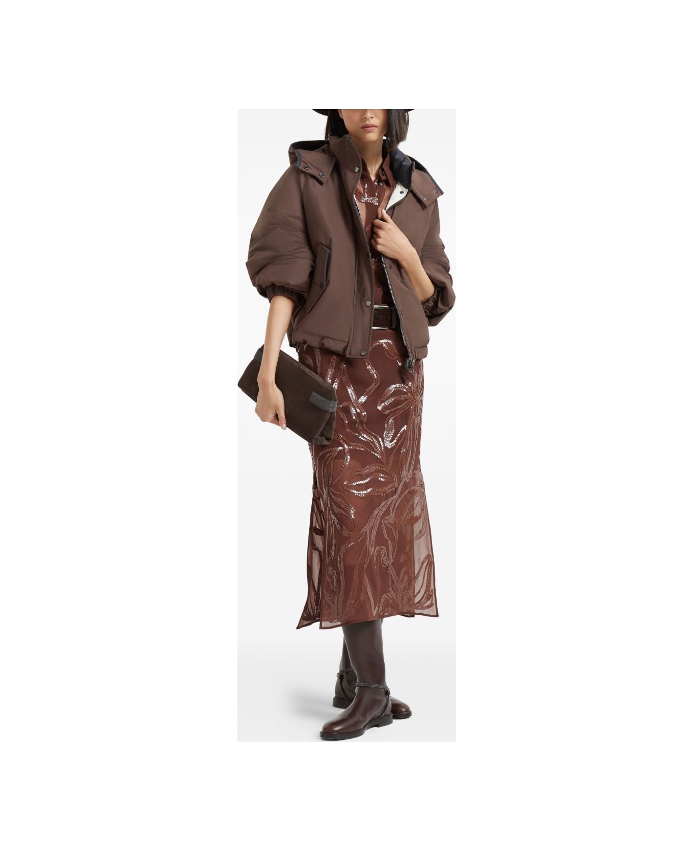 Brunello Cucinelli Silk Shirt - Bordeaux