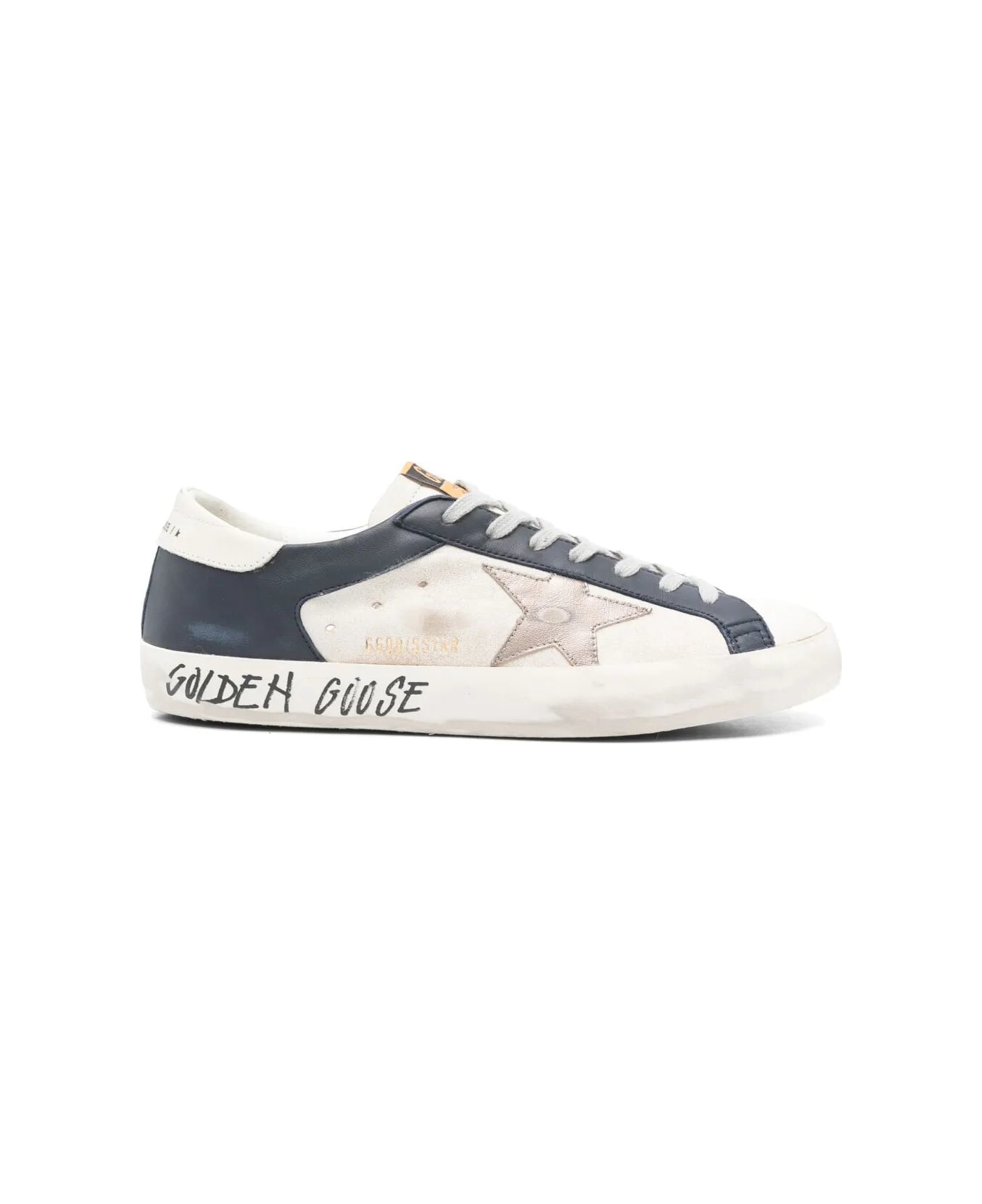 Golden Goose Super Star Sneakers - BLUGUNMETAL