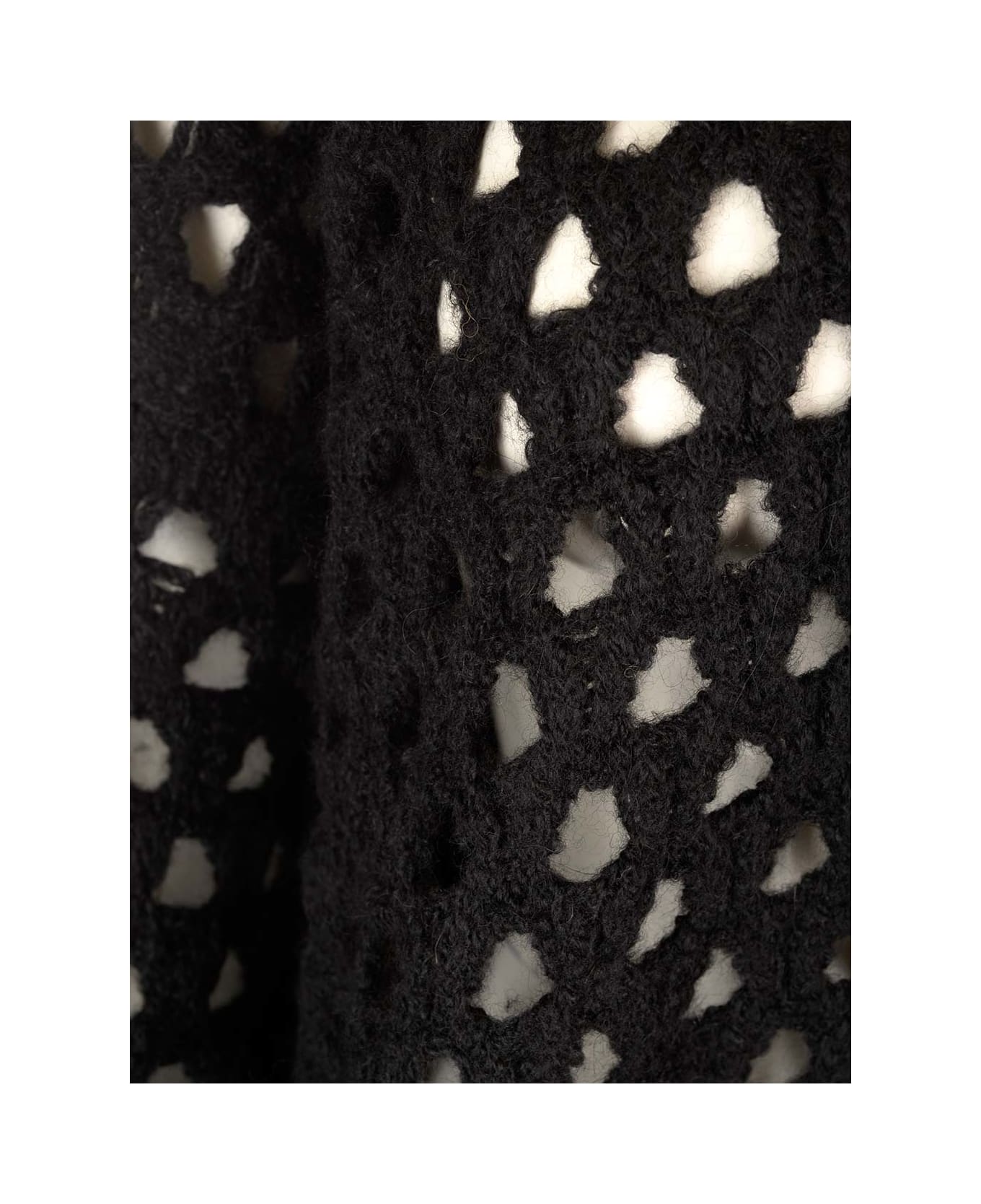 Isabel Marant Open Knit Sweater - Black
