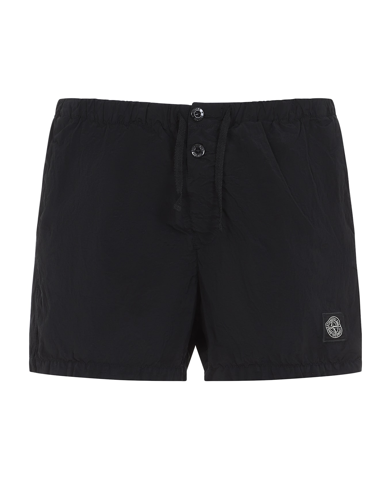 Stone Island Polyamide Shorts - Black