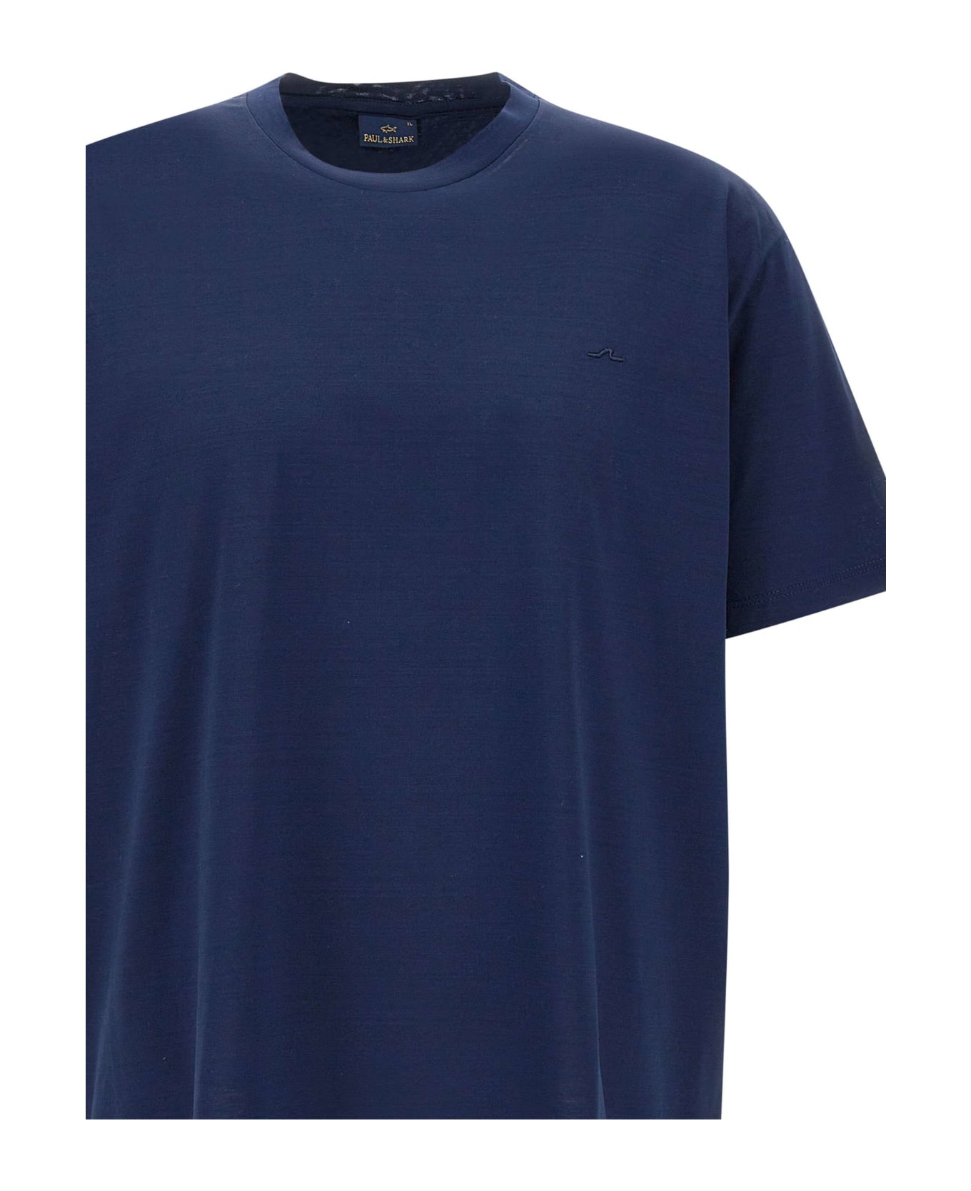 Paul&Shark Cotton T-shirt - BLUE シャツ
