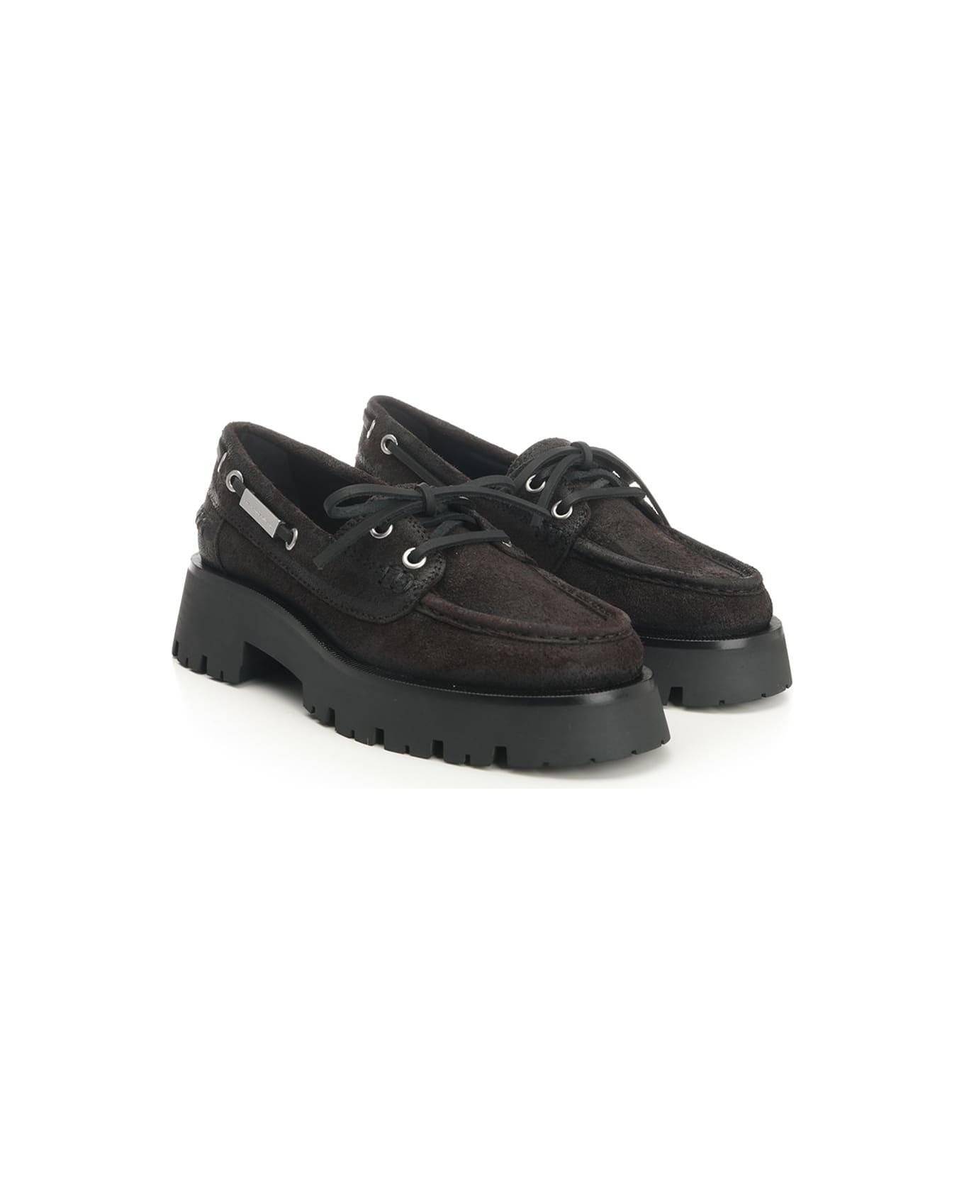 Alexander Wang Carson Boat Shoe - Chocolate