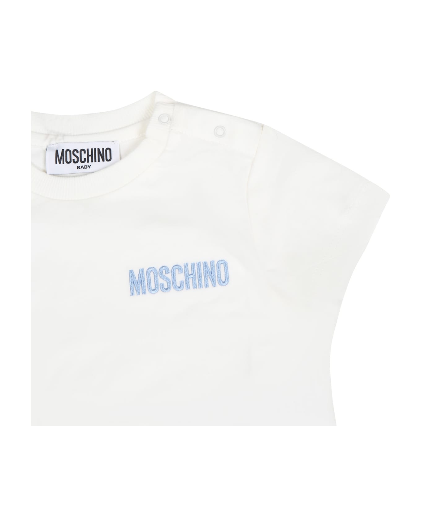 Moschino Multicolor Sports Suit For Baby Boy With Logo - Multicolor