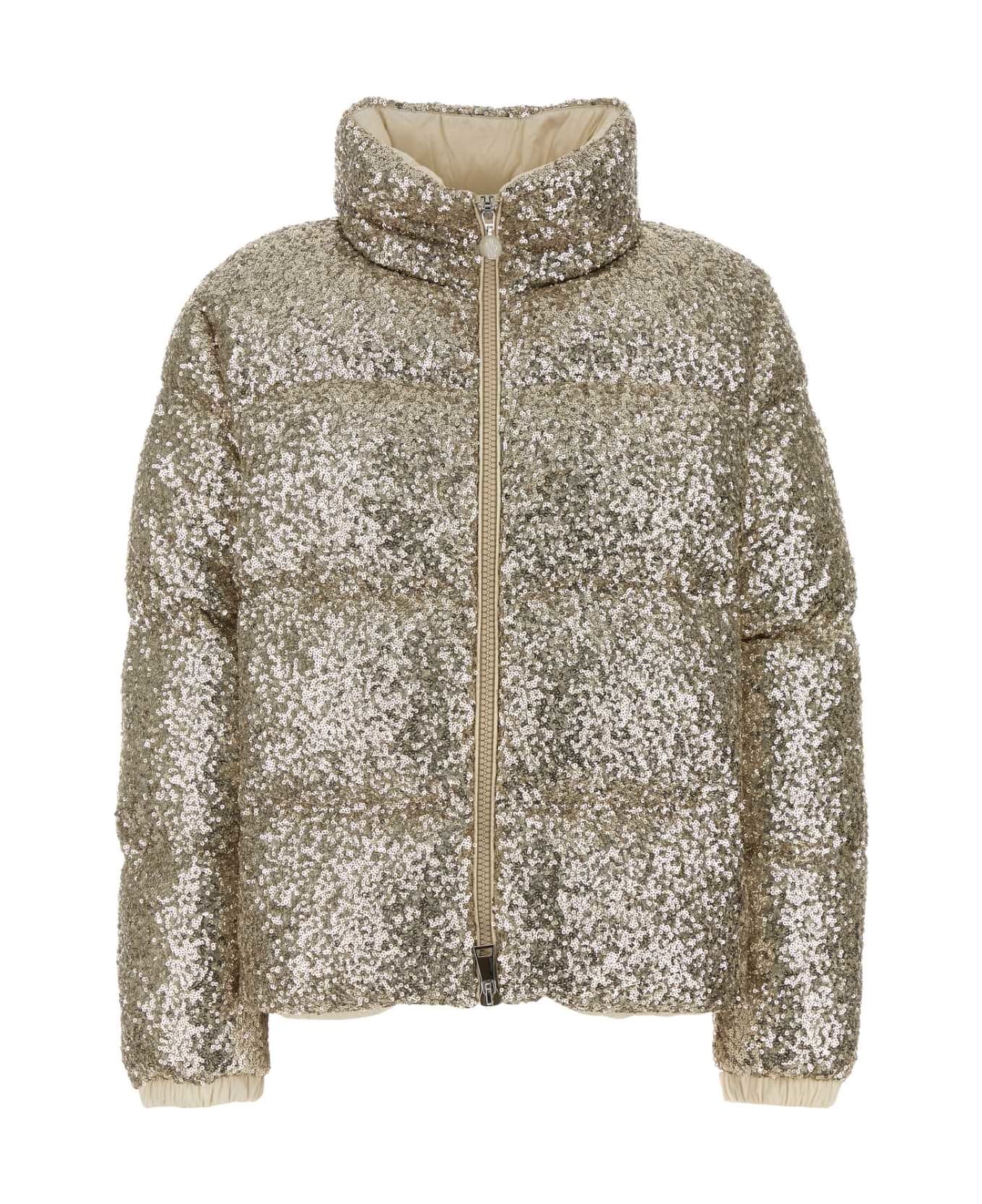 Moncler Embellished Stretch Polyester Anternes Down Jacket - M14