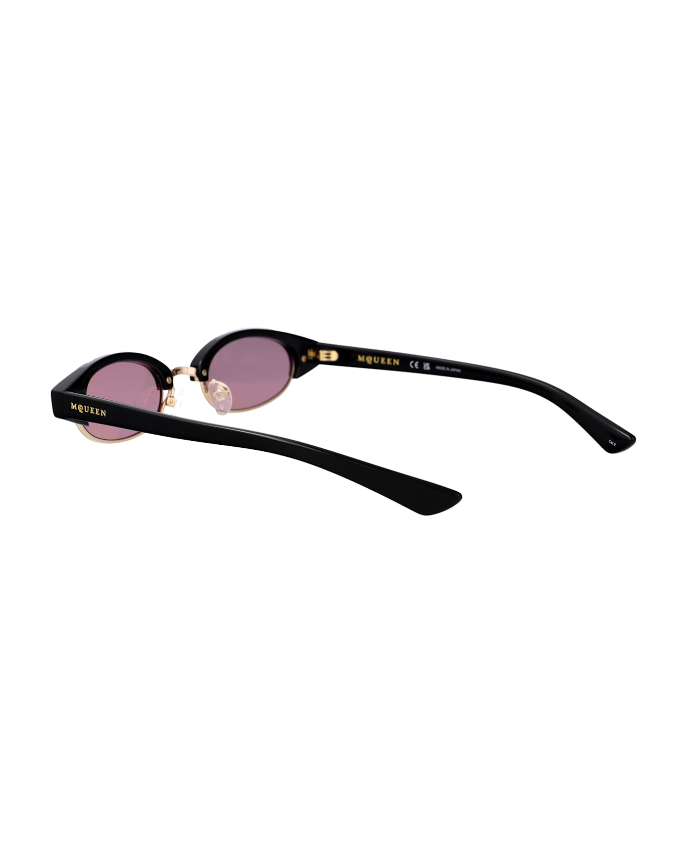 Alexander McQueen Eyewear Am0534s Sunglasses - BLACK-BLACK-PINK