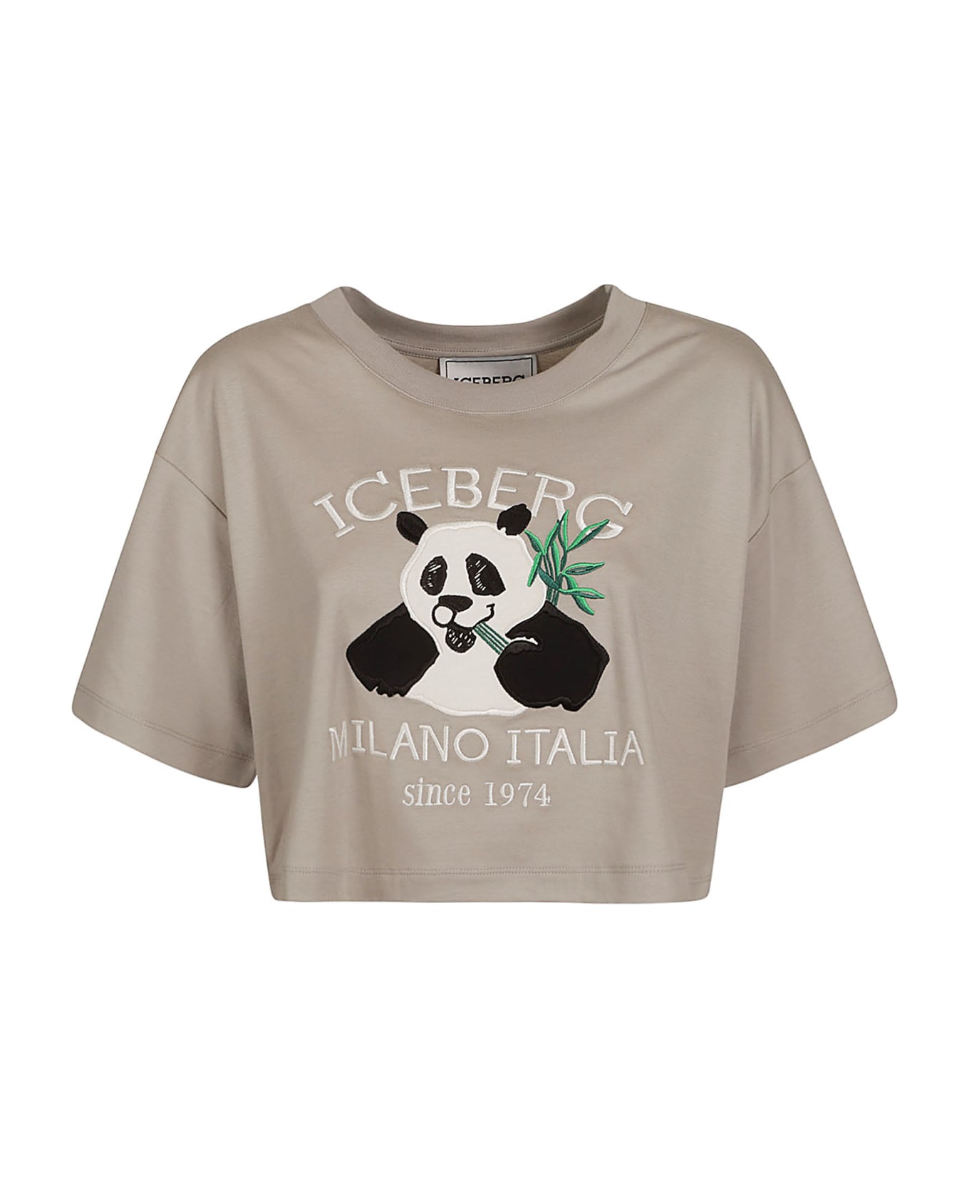 Iceberg Panda Cropped T-shirt - corda Tシャツ