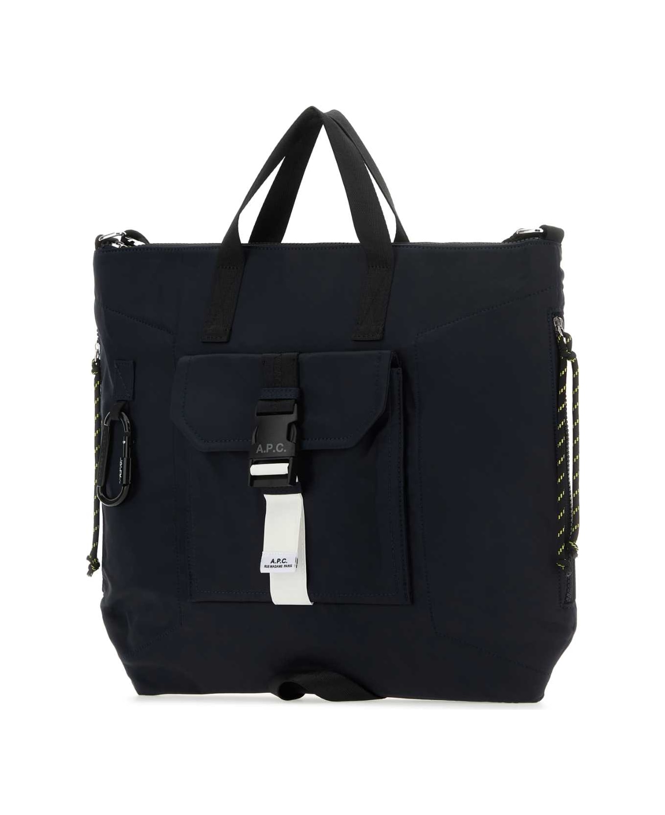 A.P.C. Midnight Blue Trek Shopping Bag - DARKNAVY