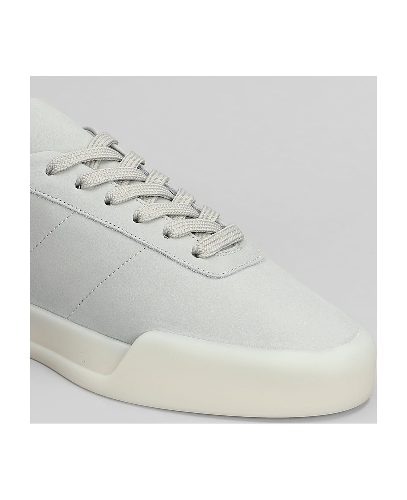 Fear of God Aerobic Low Sneakers In Grey Suede - grey