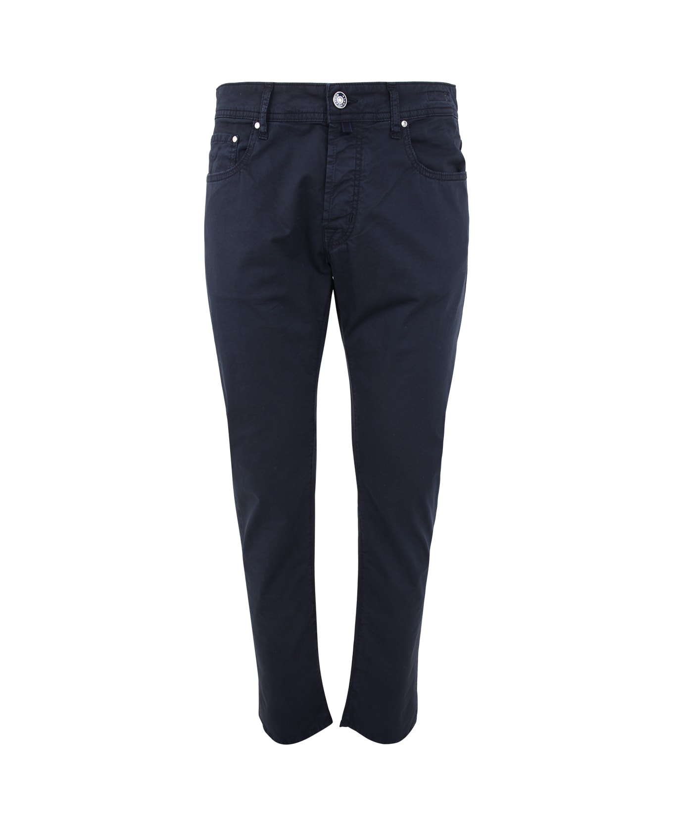 Jacob Cohen Bard Slim Fit Five Pocket Jeans - Navy Blue
