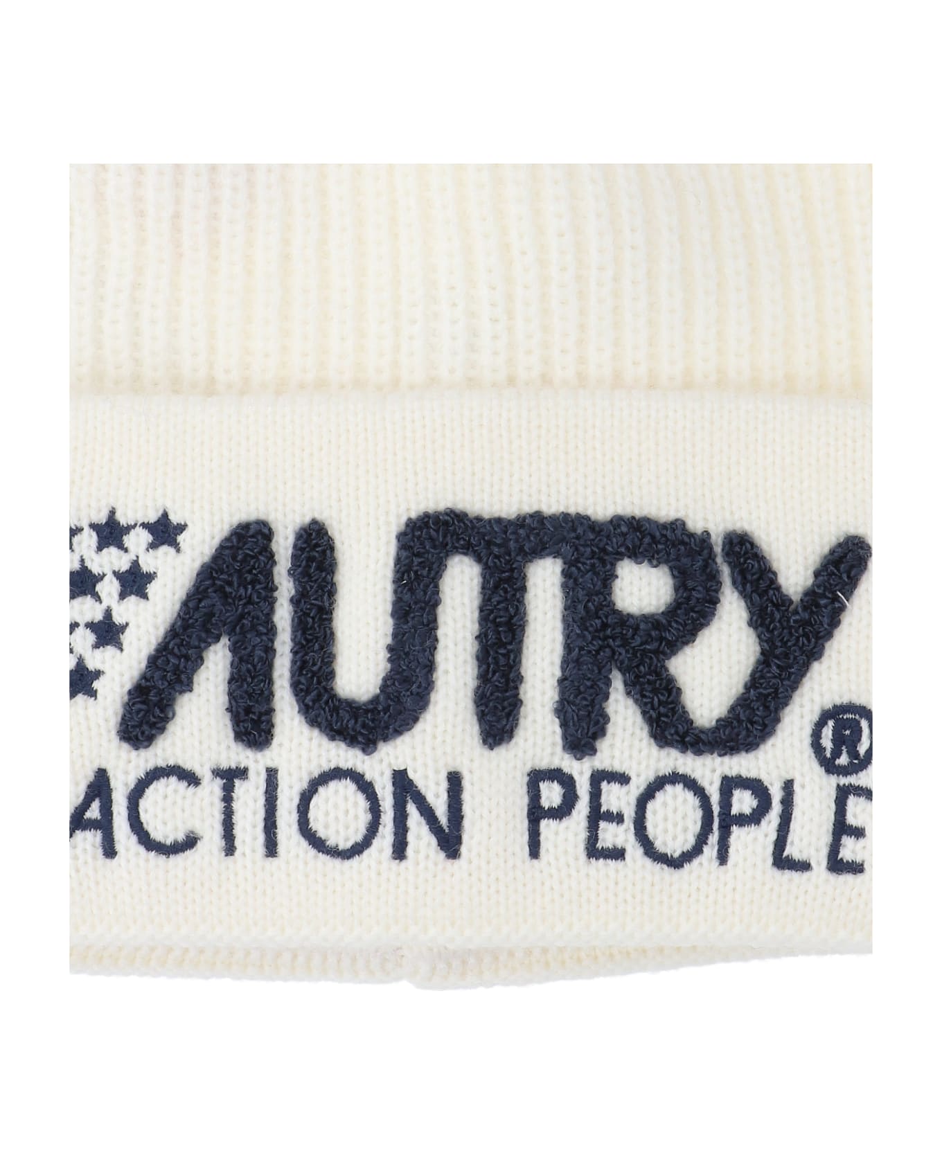 Autry 'sporty' Wool Cap - White