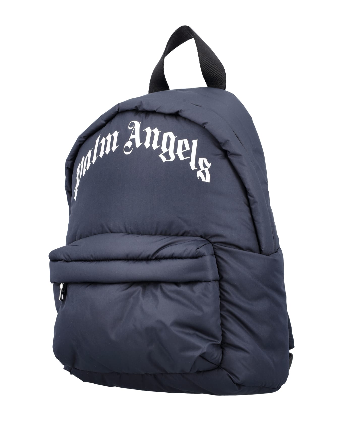 Palm Angels Curved Logo Little Backpack - Blu navy