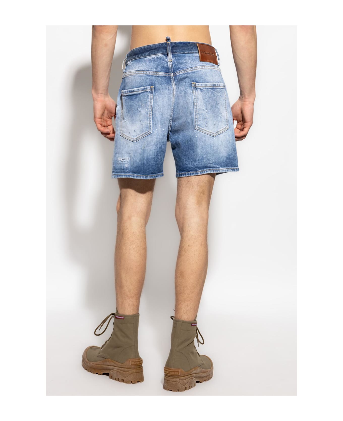 Dsquared2 Denim Shorts - BLUE