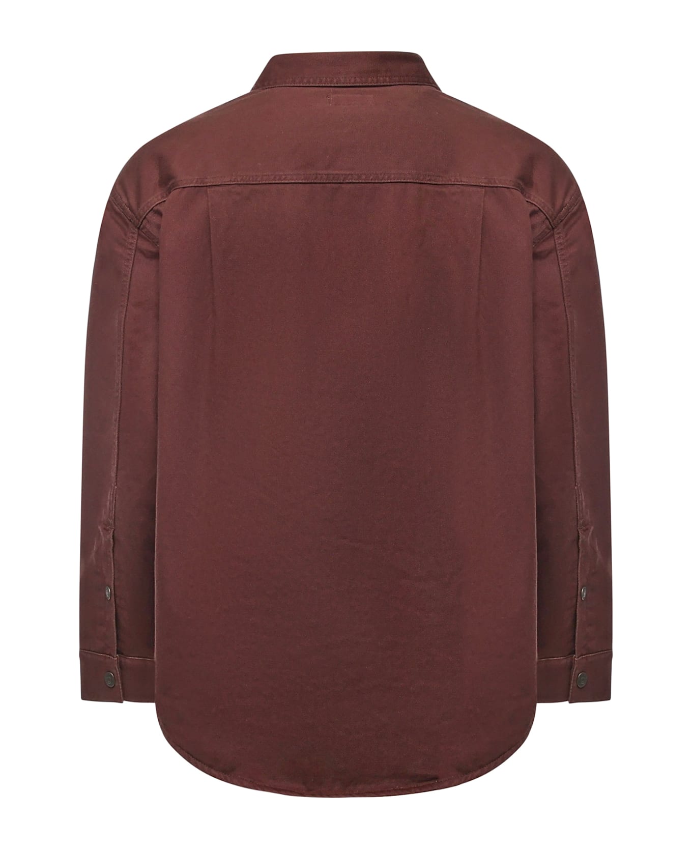 Calvin Klein Denim Overshirt With Logo - Java