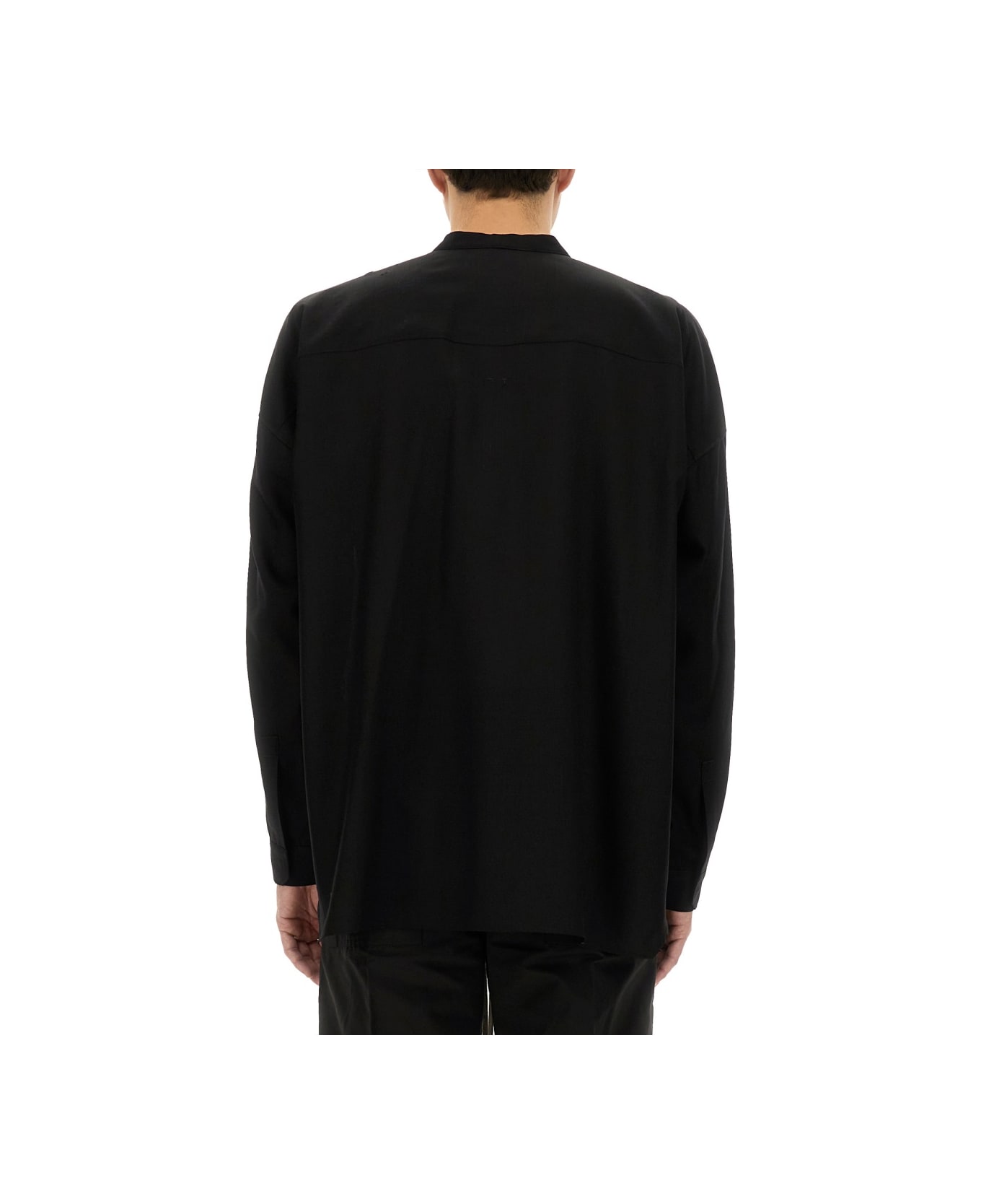 Rick Owens Lido Larry Shirt - BLACK