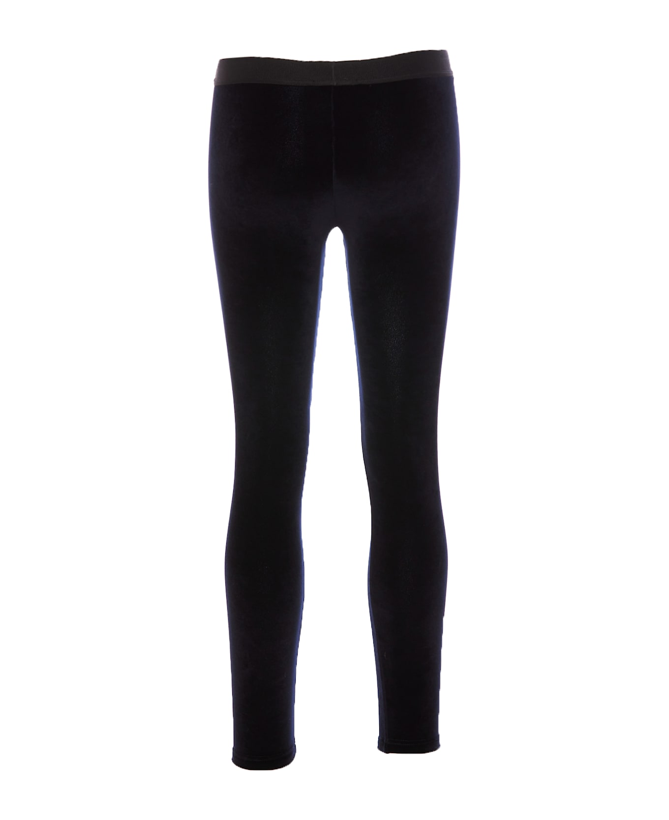 Tom Ford Logo Velvet Pants - Midnight Blue