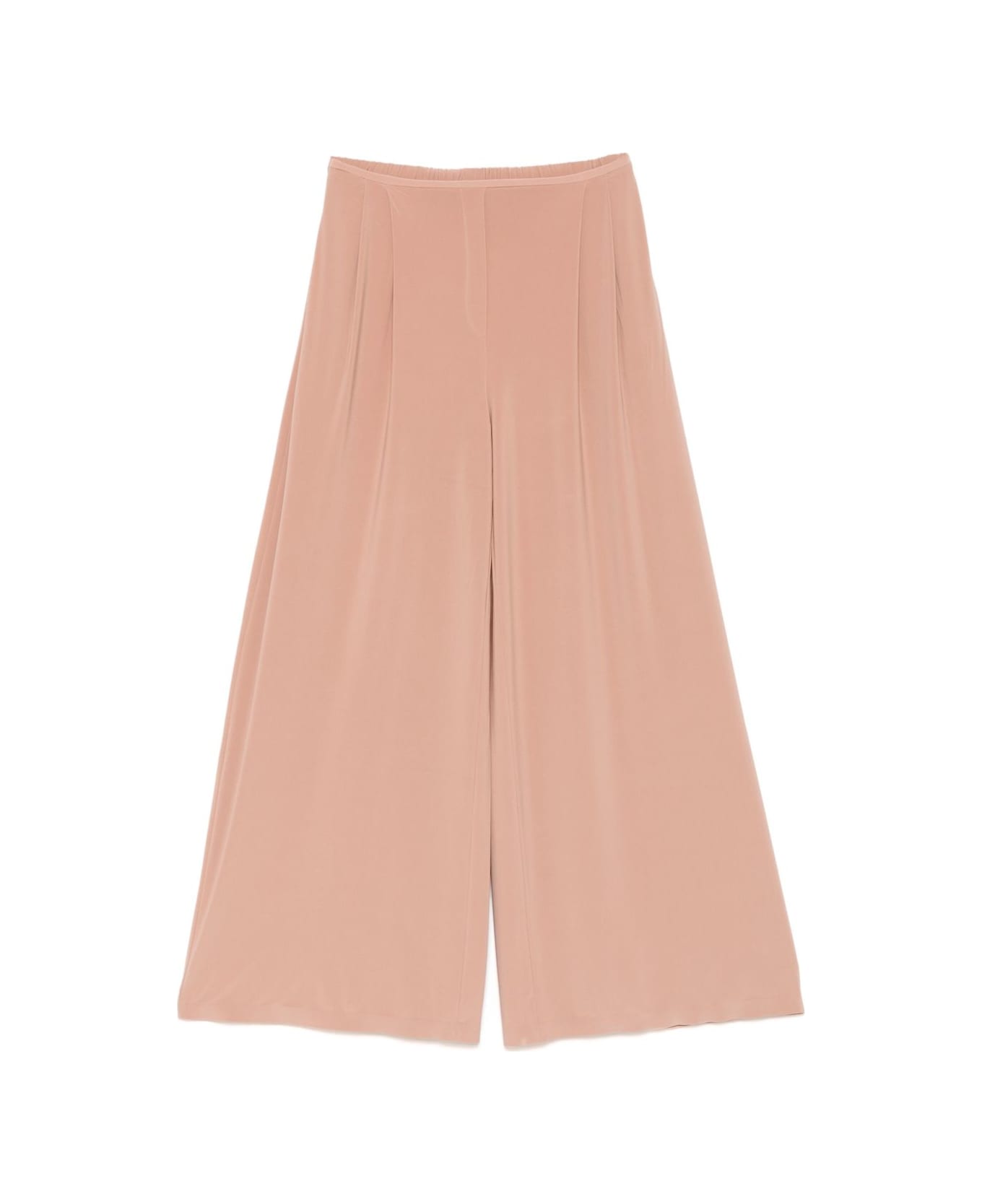 Norma Kamali Wide Leg Trousers - Beige