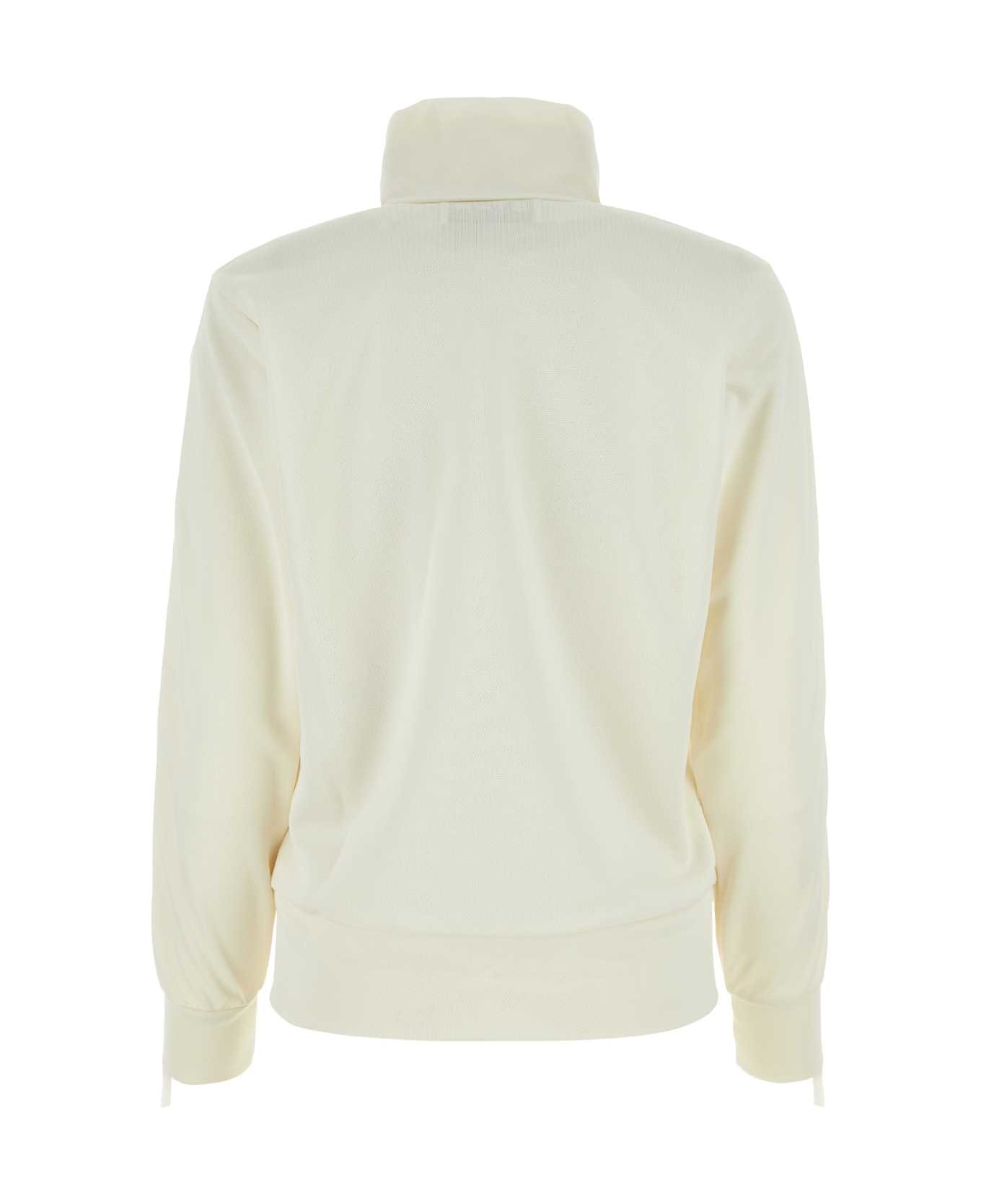 Golden Goose Ivory Polyester Denise Sweatshirt - PAPYRUSBLACK