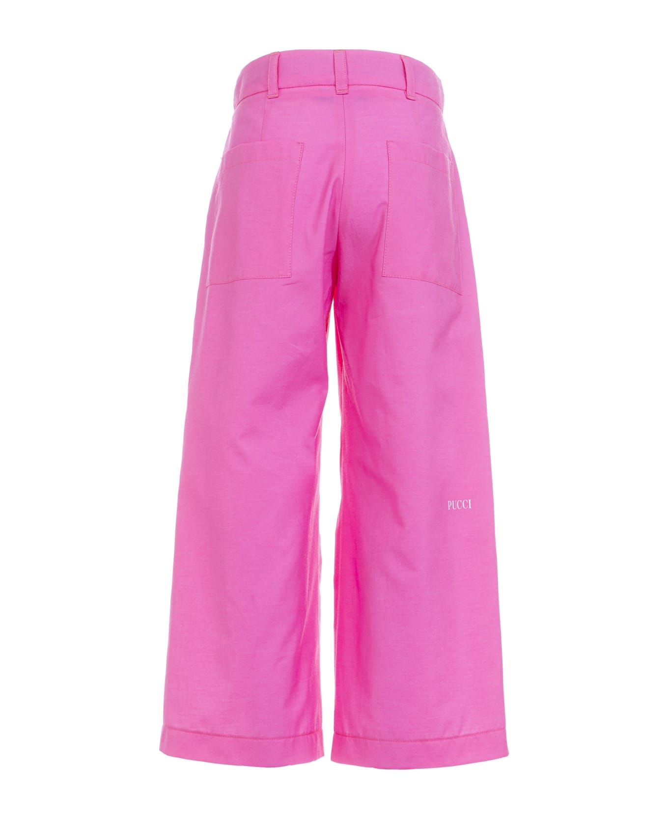 Pucci High Waisted Trousers - Fucsia ボトムス